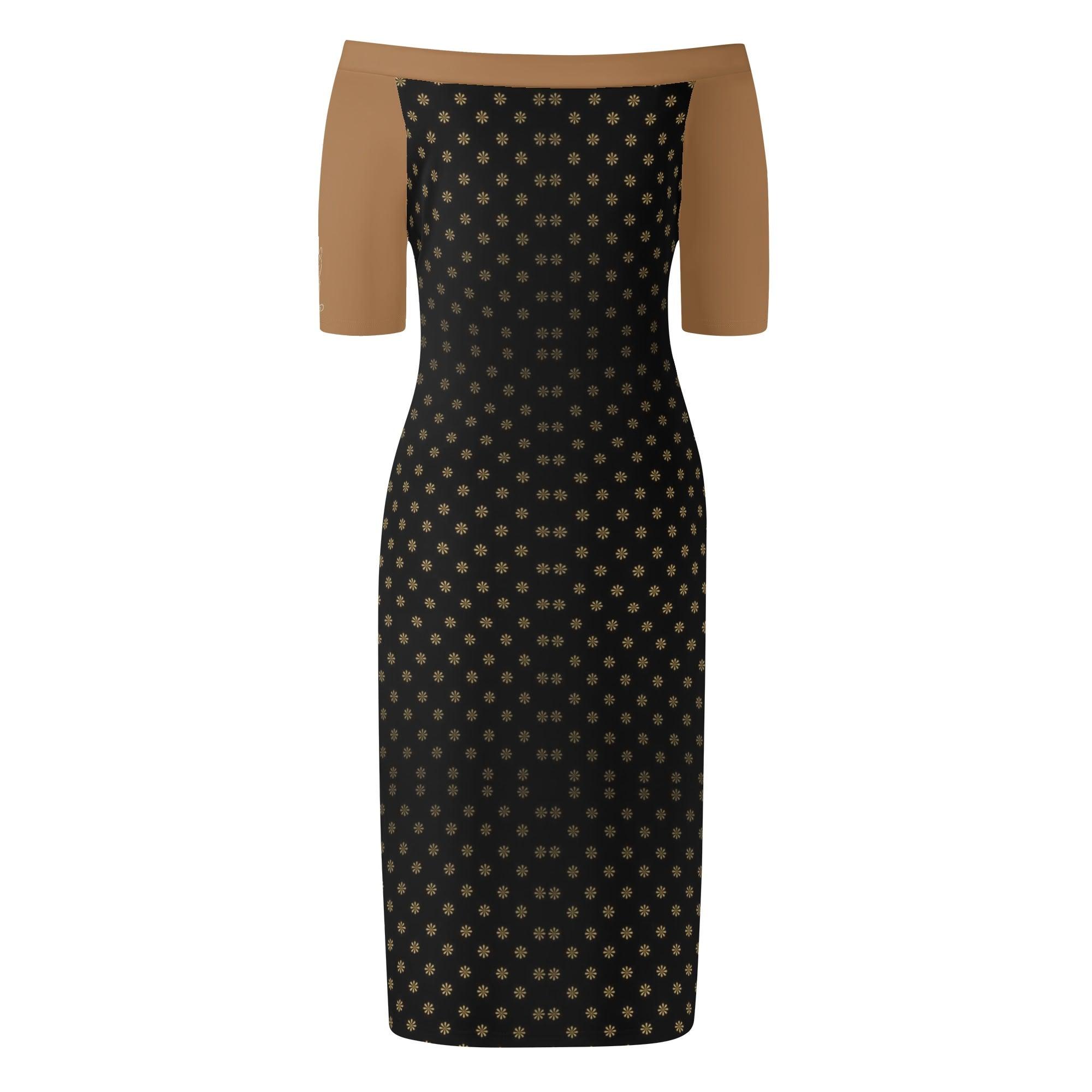 Women's Off the Shoulder Office/Evening Dress - MES...Where