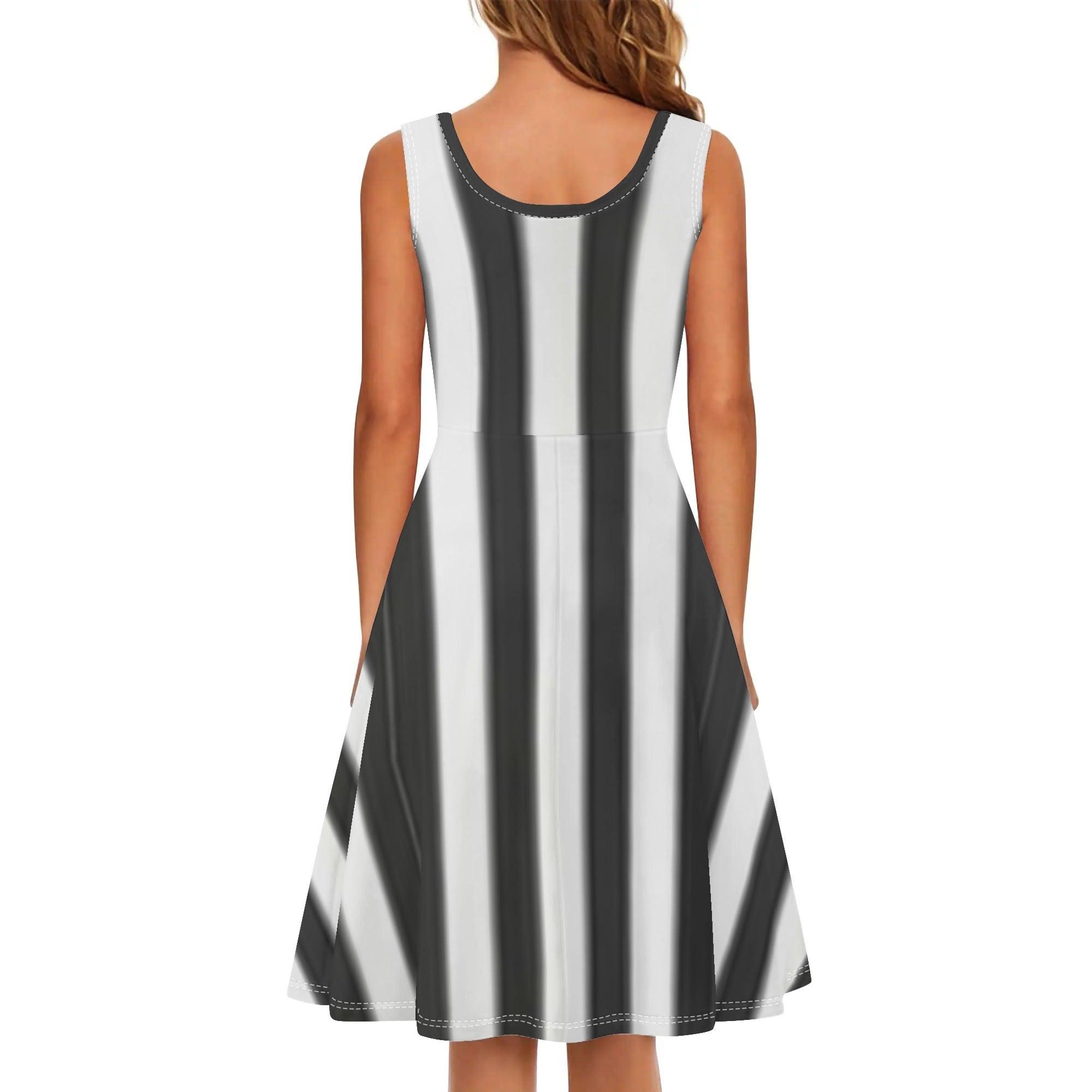 Women's Tank Mini Wrap Round Sleeveless Sundress - MES...Where