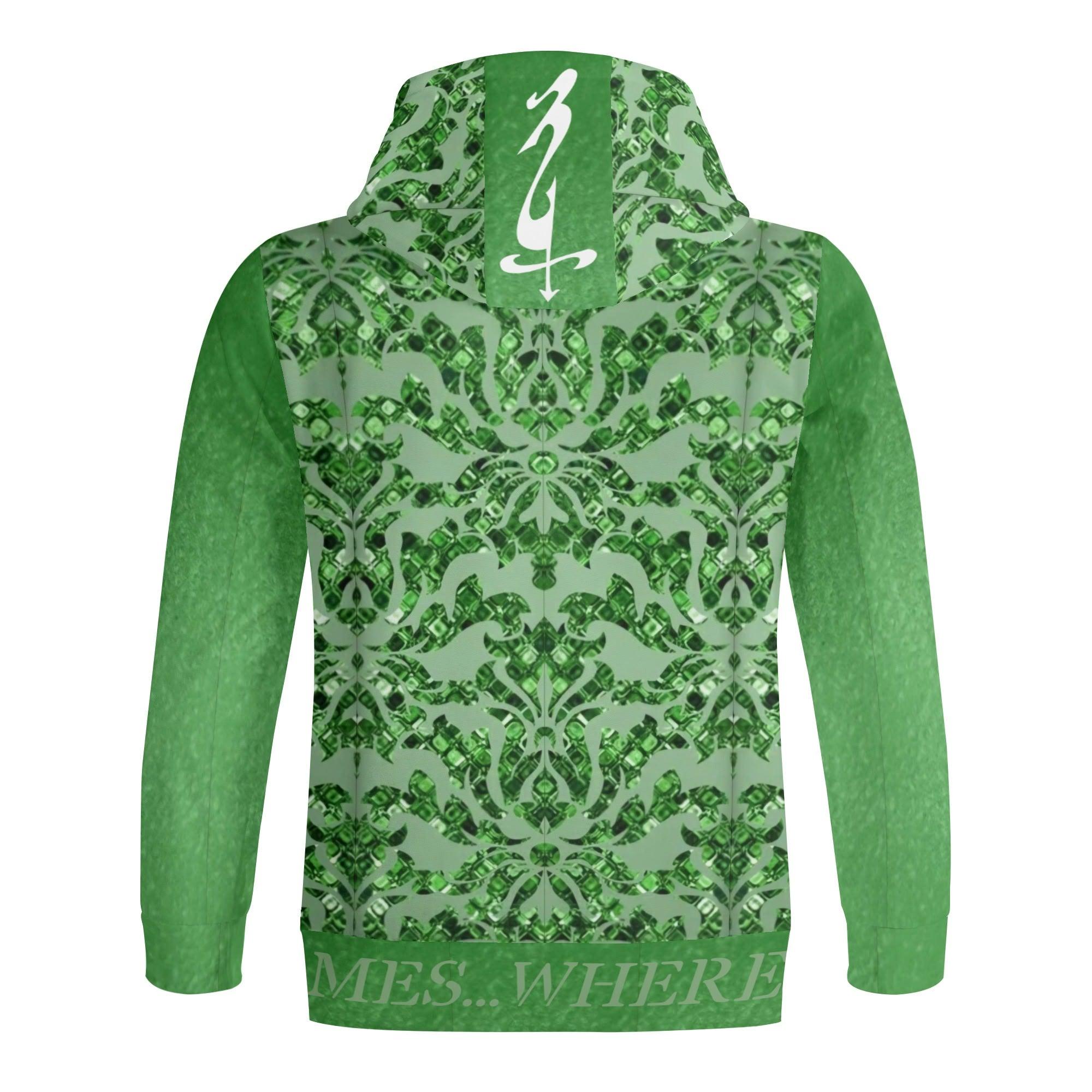 Women's Full Zip Turtleneck Hoodie Streetwear - MES...Where