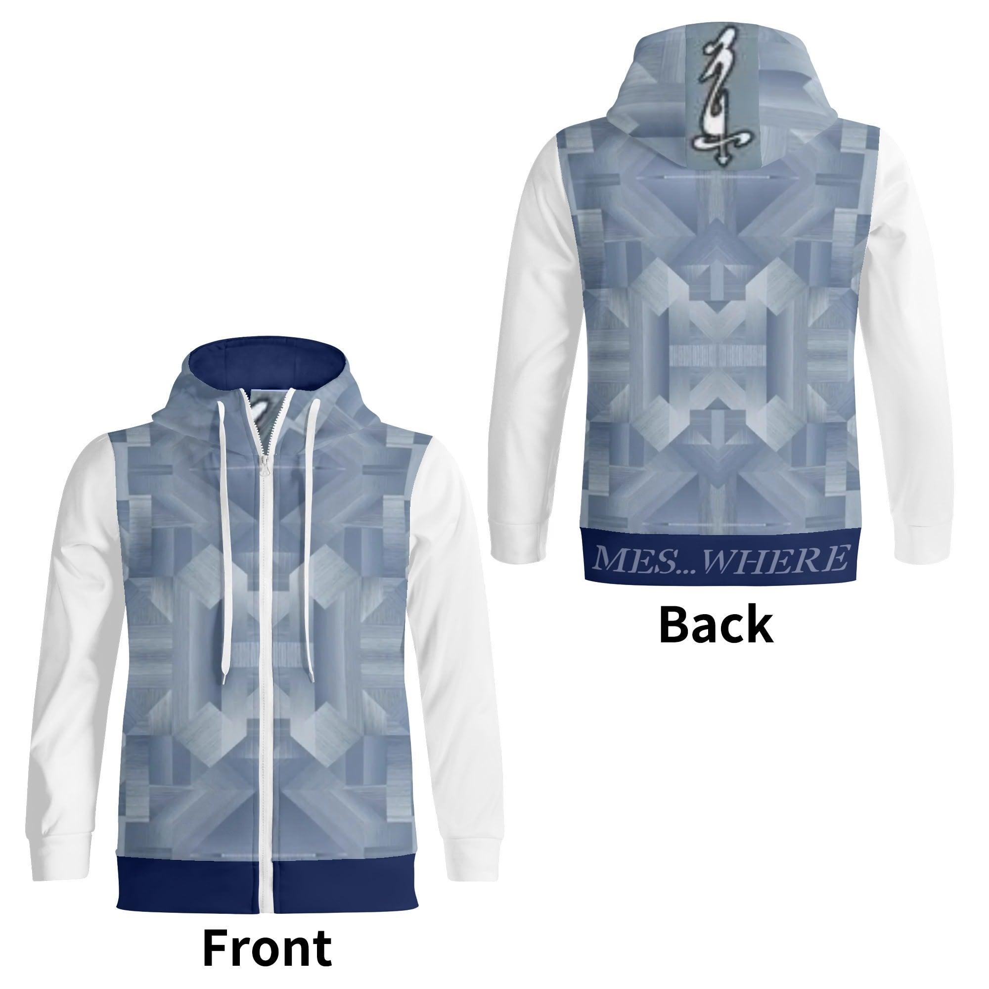 Unisex Women's Full Zip Turtleneck Hoodie Streetwear - MES...Where