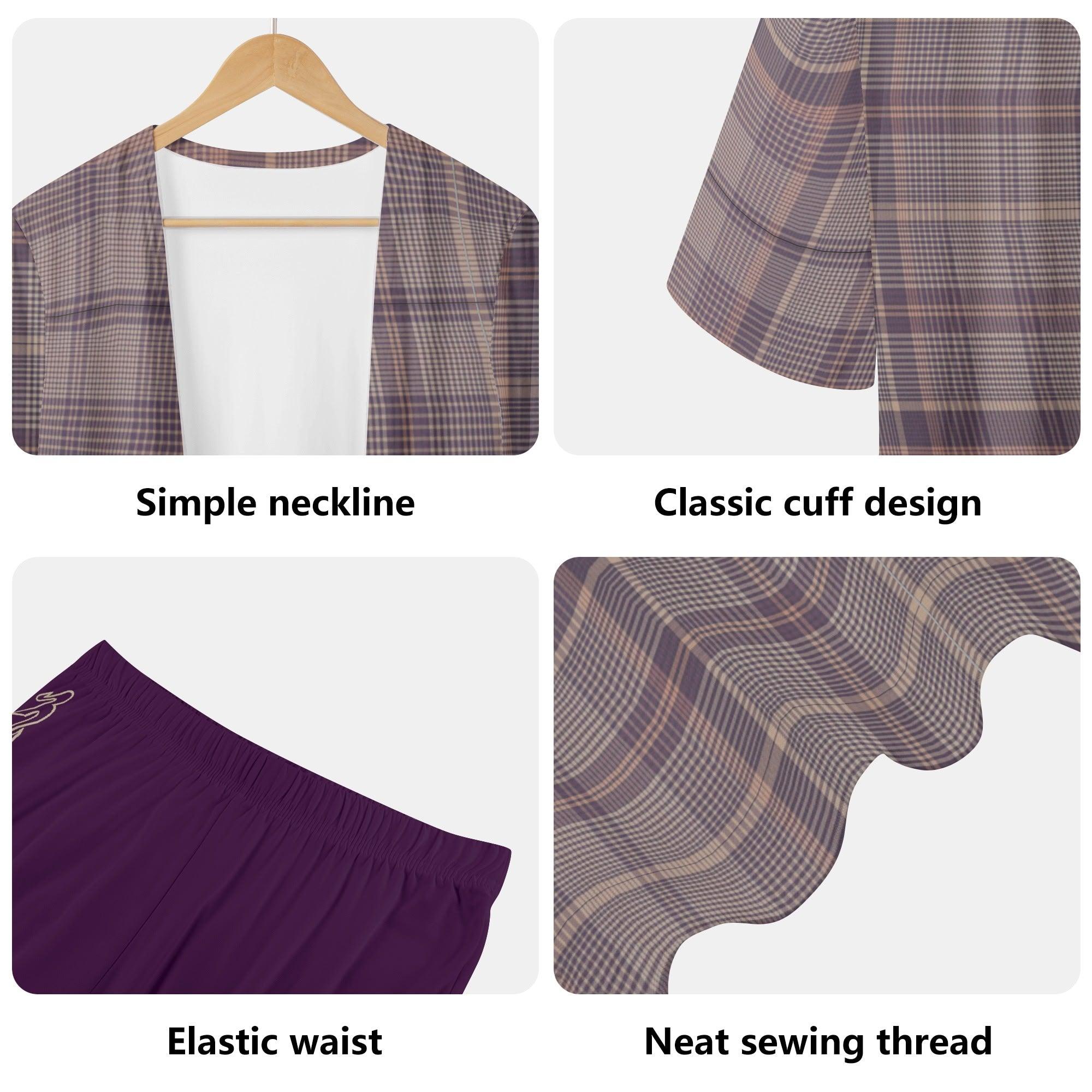 Women's Long Sleeve Cardigan and Leggings 2pcs - MES...Where