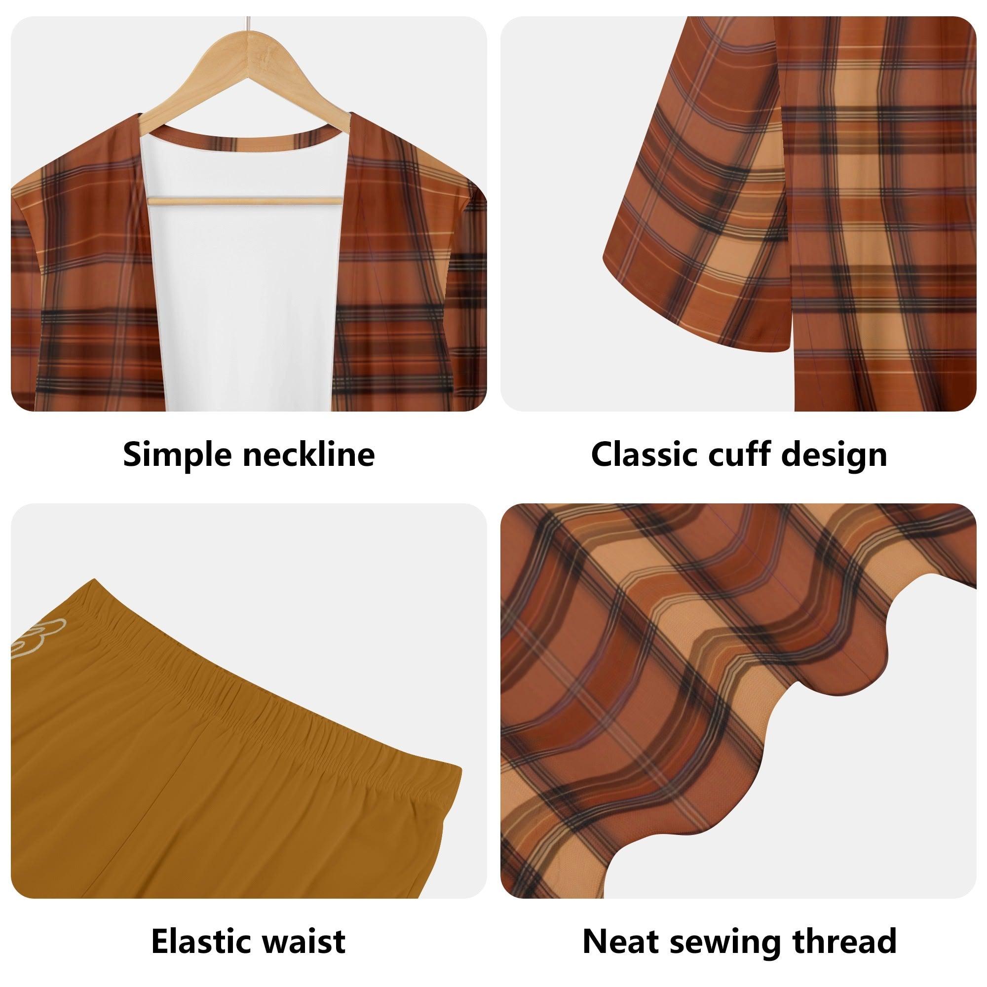 Women's Long Sleeve Cardigan and Leggings 2pcs - MES...Where