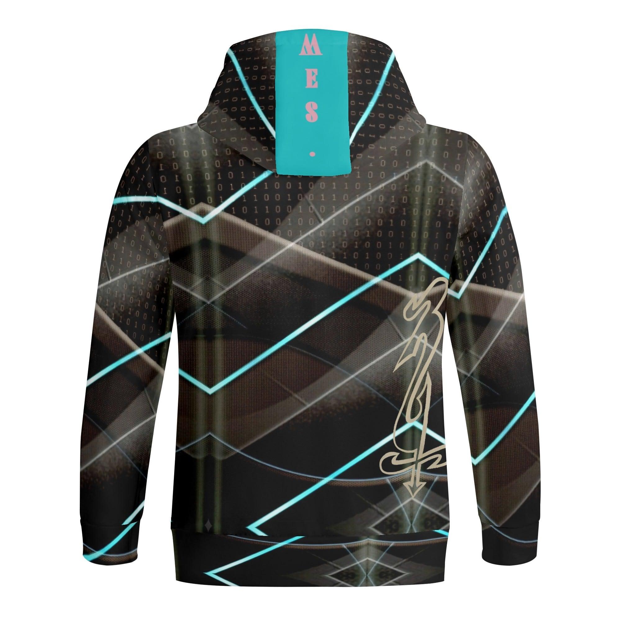 Unisex Men's/Women's Full Zip Turtleneck Hoodie Streetwear - MES...Where