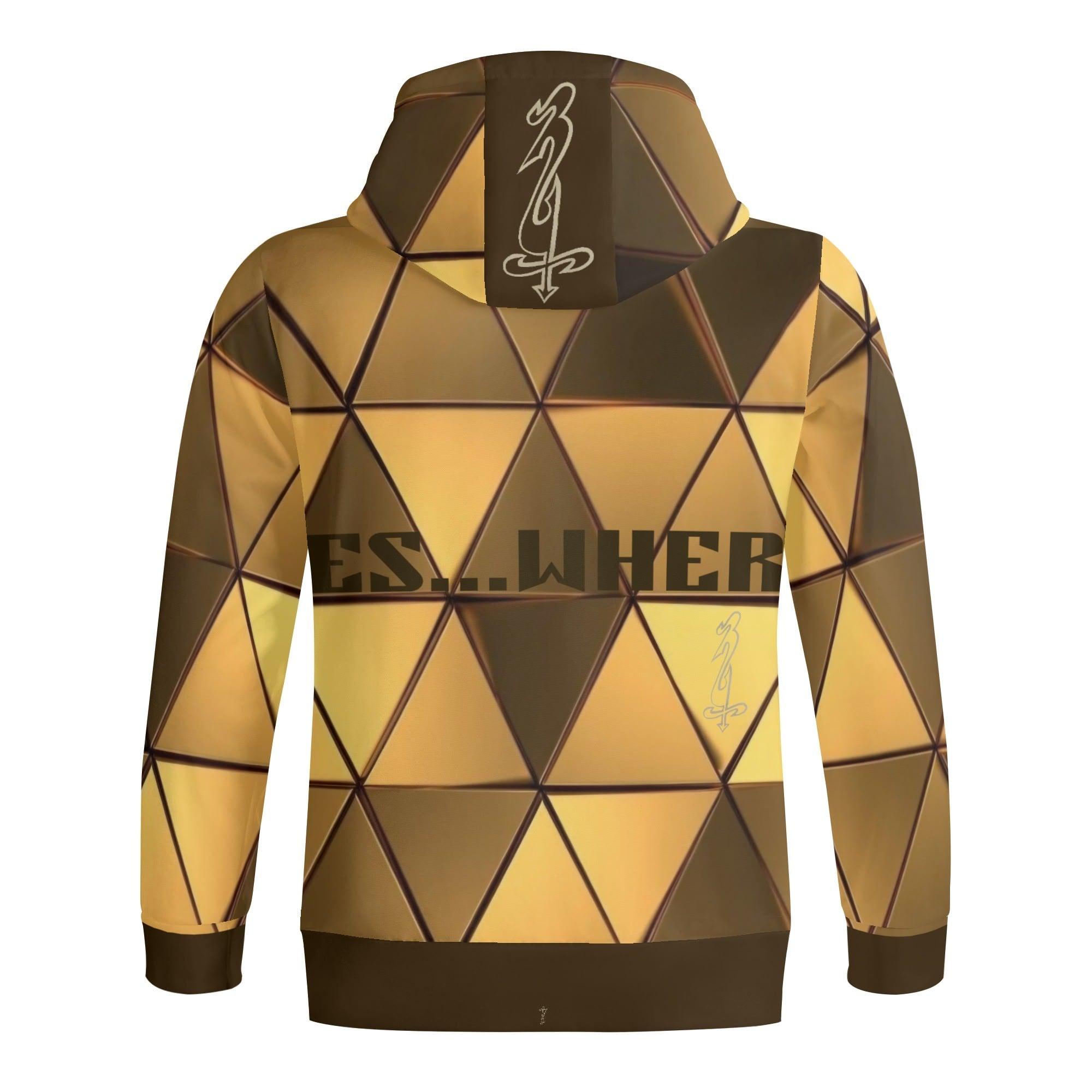Unisex Men's/Women's Full Zip Turtleneck Hoodie Streetwear - MES...Where