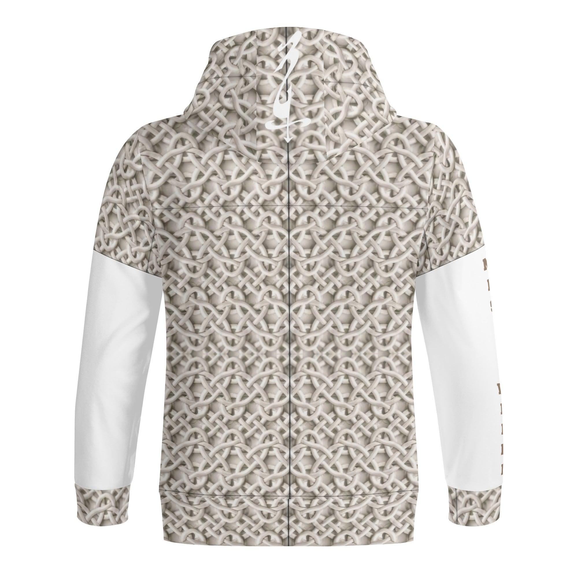 Unisex Men's/Women's Full Zip Turtleneck Hoodie Streetwear - MES...Where