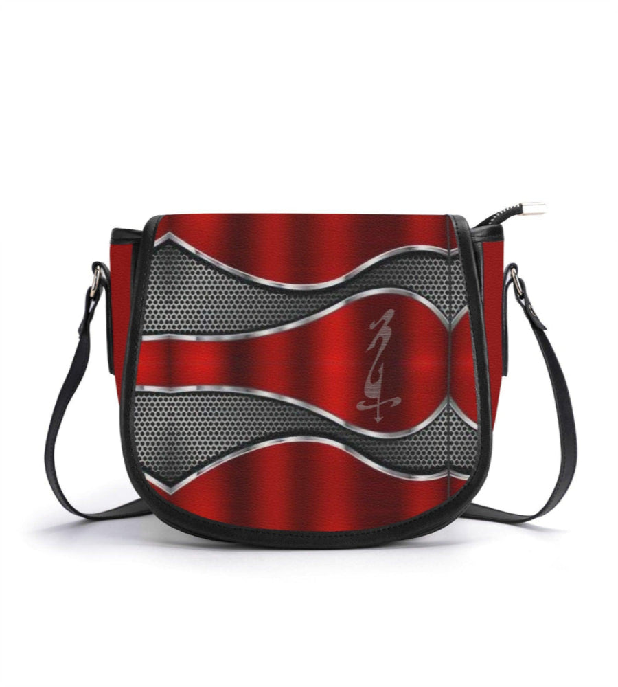 Women's Leather Saddle Bag - MES...Where