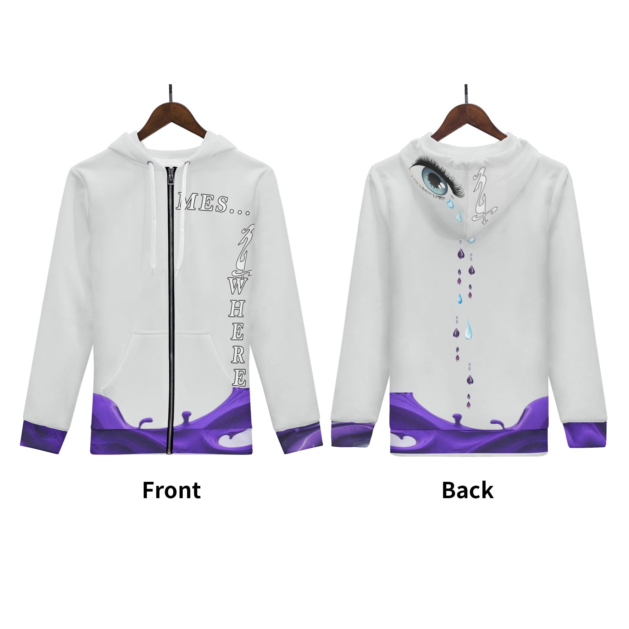 Womens Classic Zip Up Hoodie Jacket