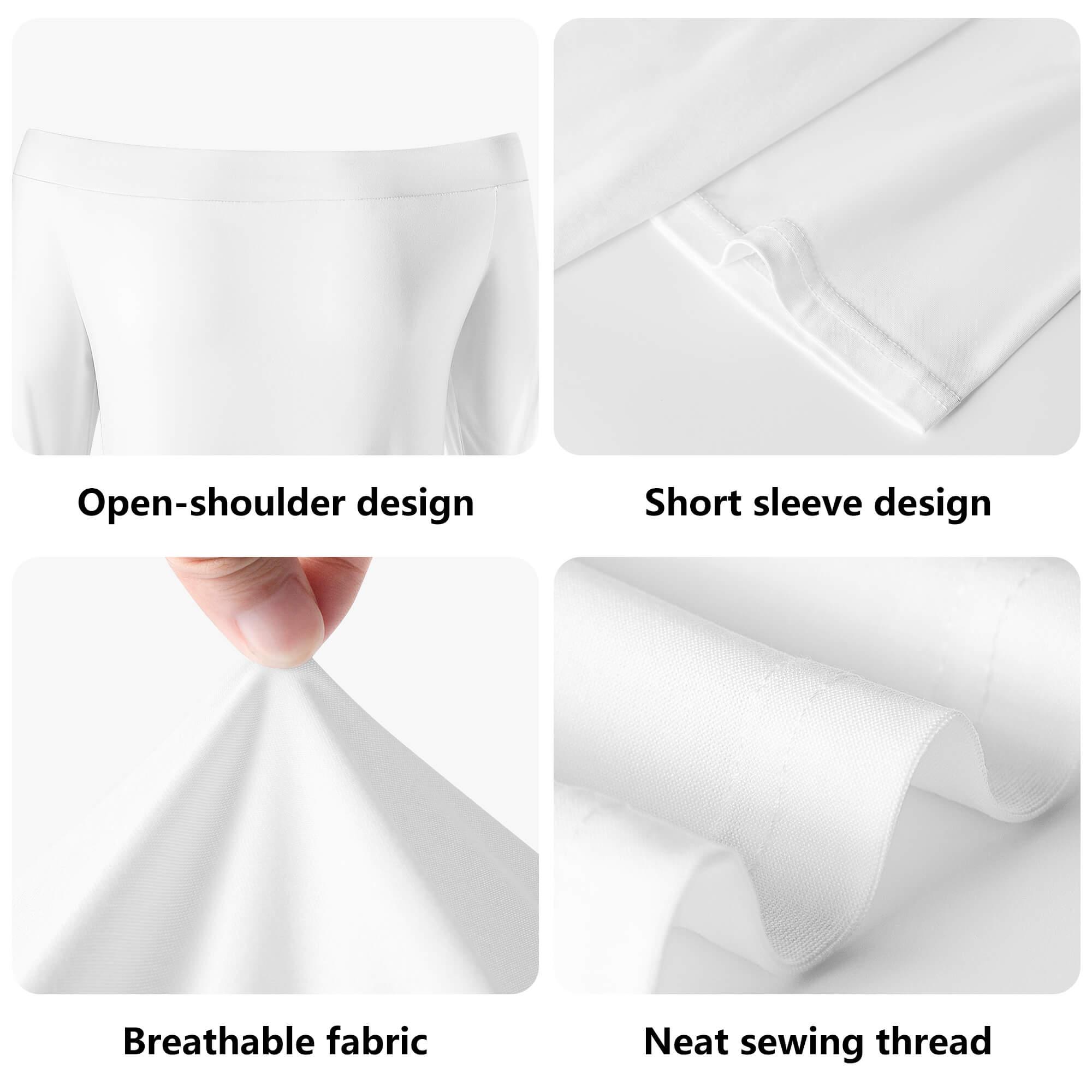 Women's Off The Shoulder Office/Evening Dress - MES...Where