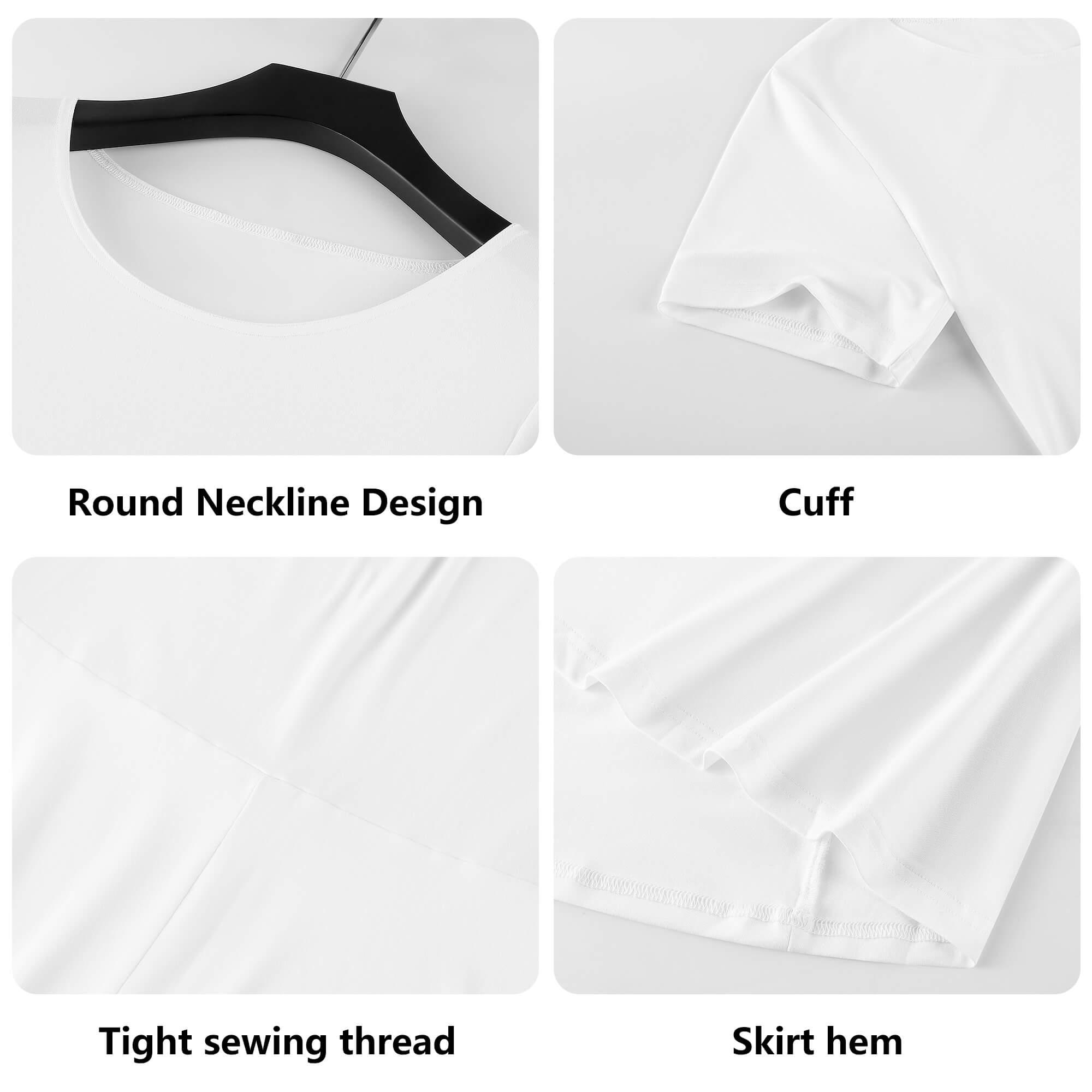 Women's Short Sleeve Ruffle Dress - MES...Where