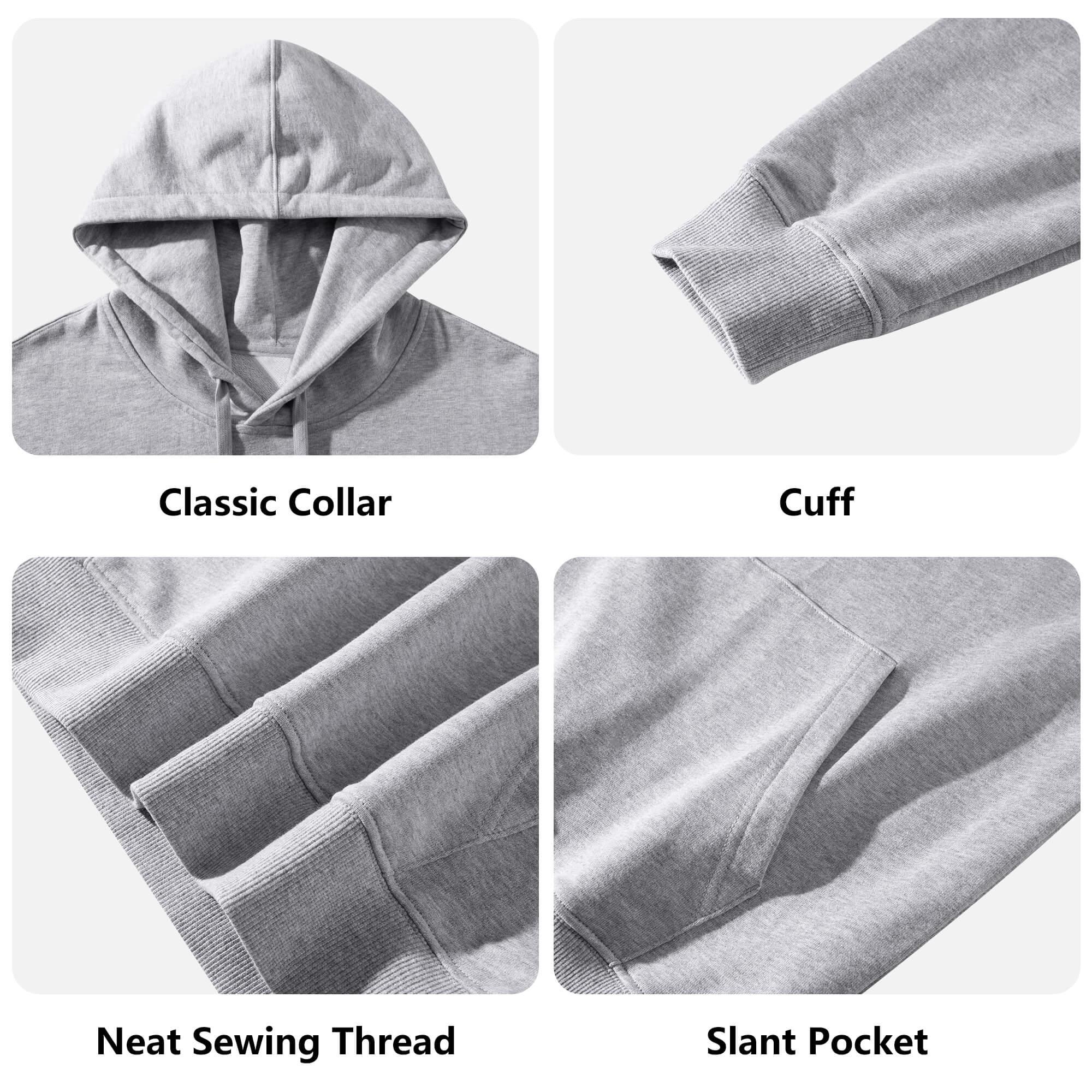 Unisex Front & Back Printing Cotton Hoodie - MES...Where
