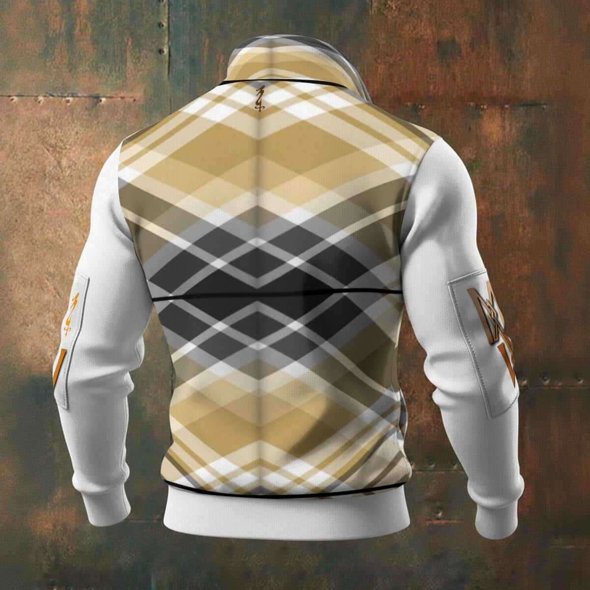 All-Over Print Men's Thick Knit Fleece Jacket