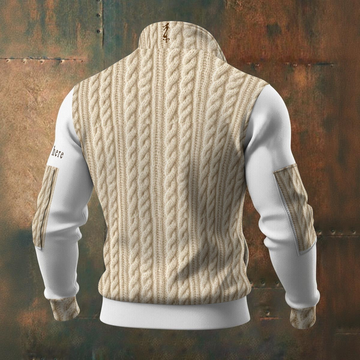 Men's Thick Knit Fleece Jacket
