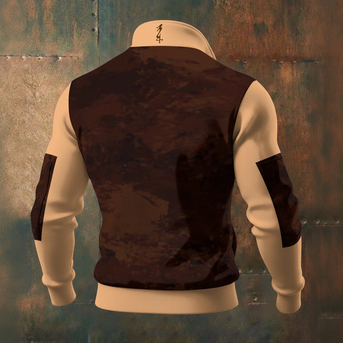 All-Over Print Men's Thick Knit Fleece Jacket