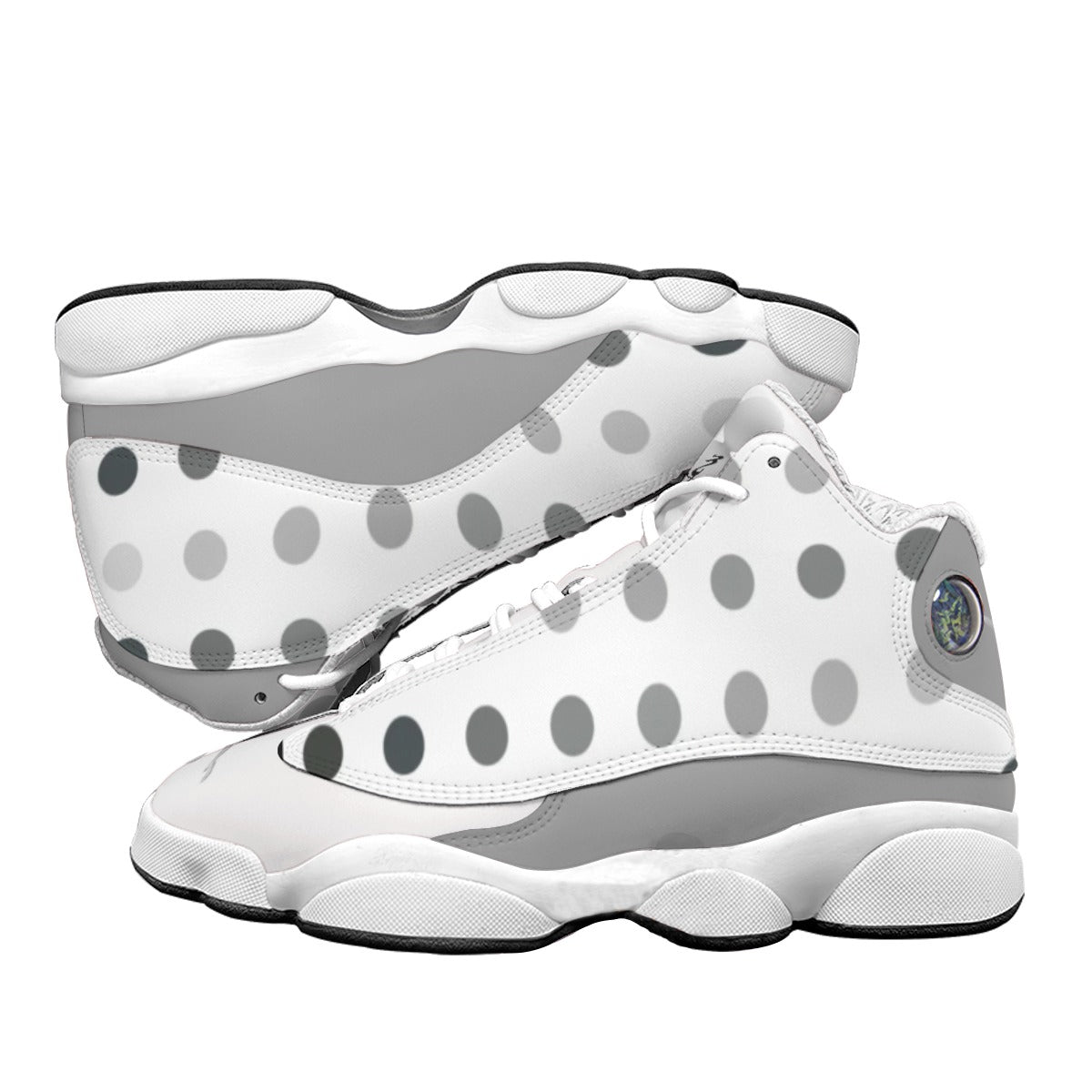 Men's Curved Basketball Shoes With Thick Soles