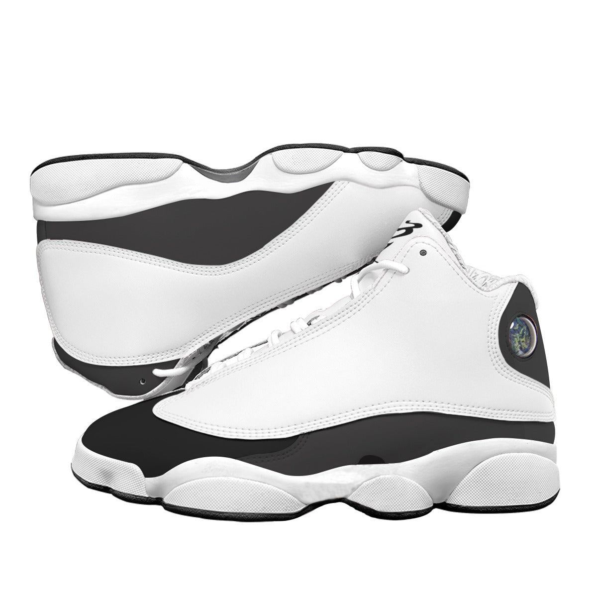 Men's Curved Basketball Shoes With Thick Soles