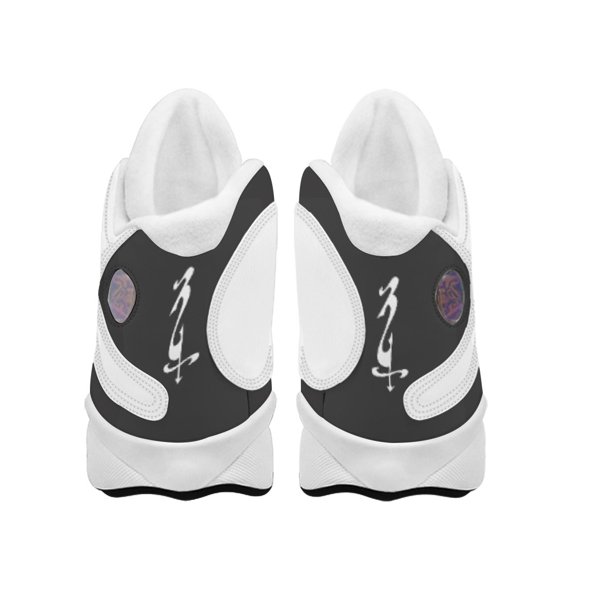 Men's Curved Basketball Shoes With Thick Soles