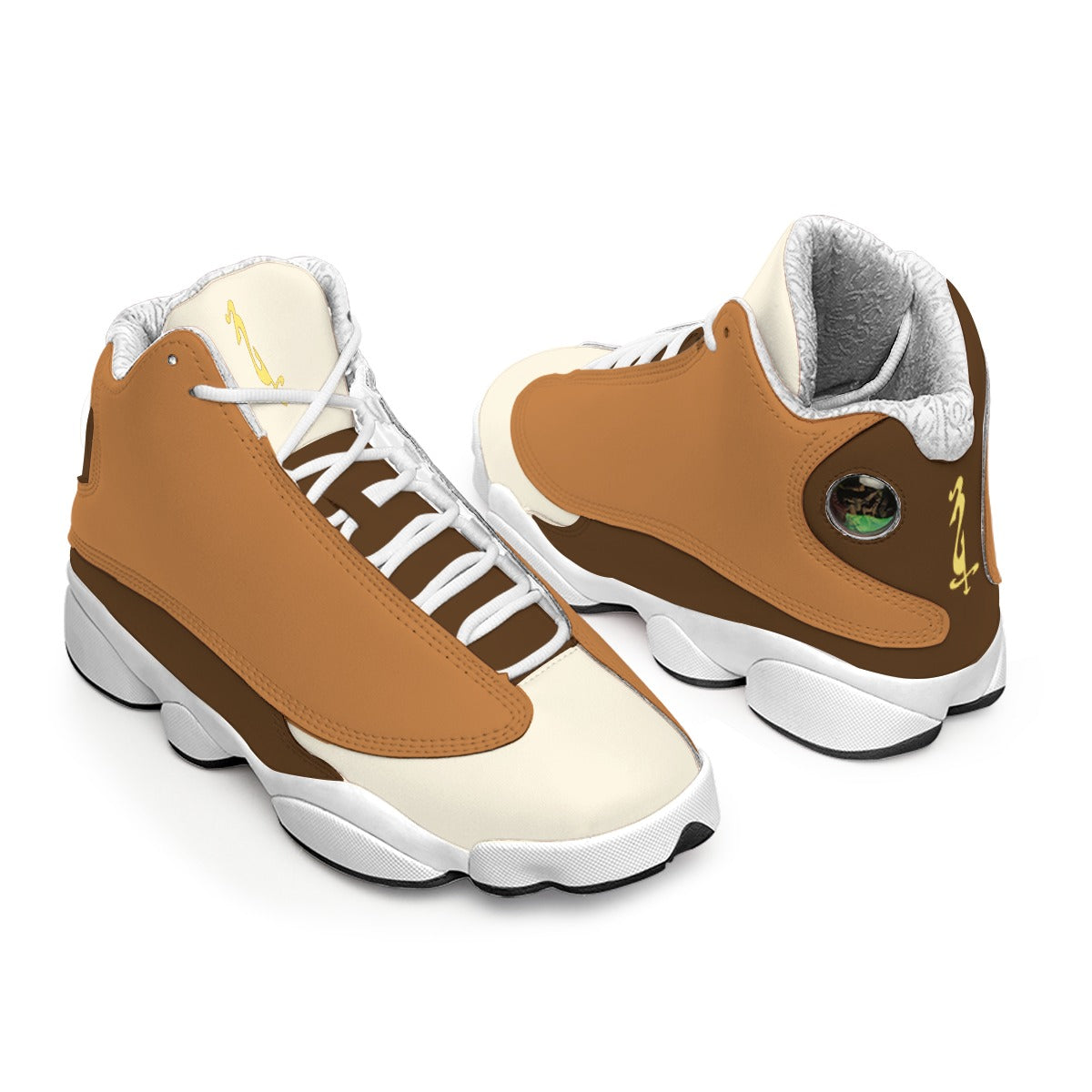 Men's Curved Basketball Shoes With Thick Soles