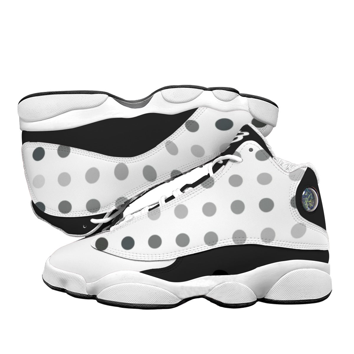 Men's Curved Basketball Shoes With Thick Soles