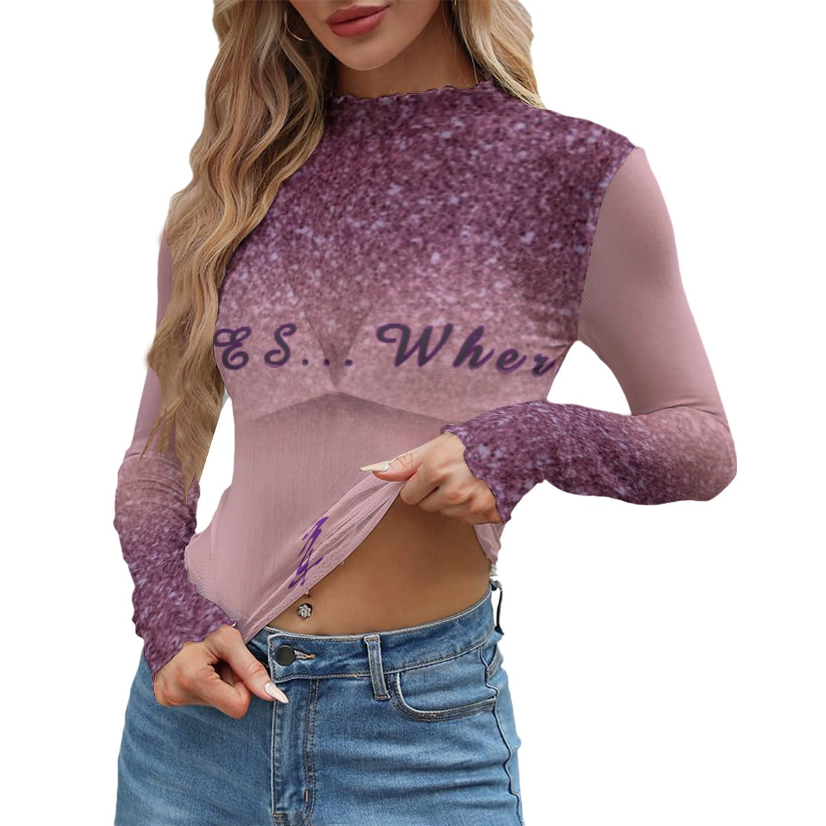 All-Over Print Women's Mesh T-shirt
