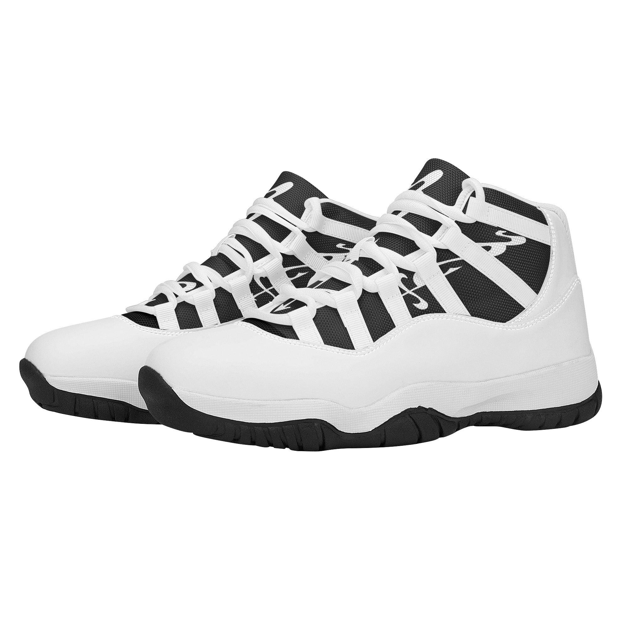 The Run Around ~ Women's Upgraded High Top Retro Basketball Sneakers - MES...Where