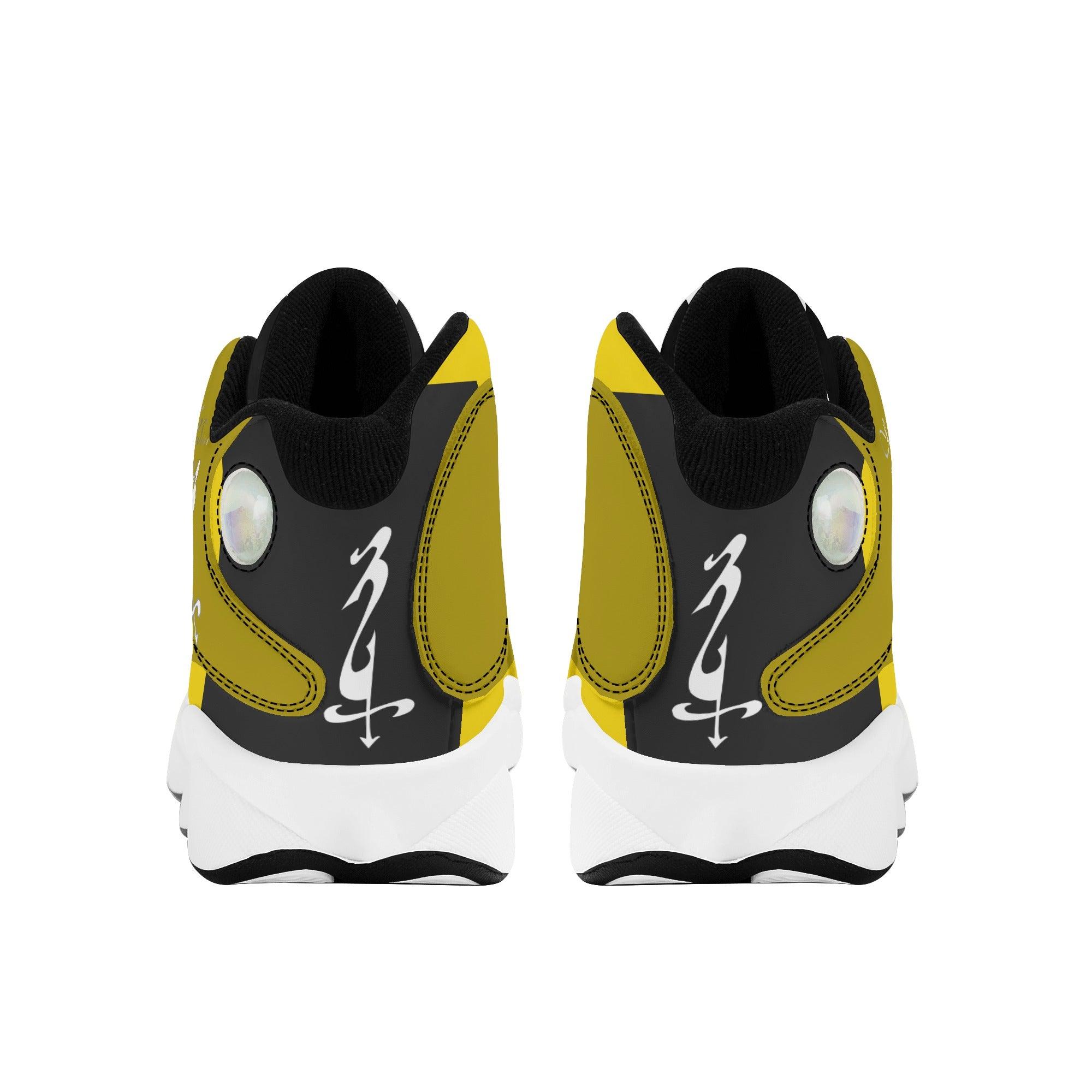 MES...Where (24K) Women's White Soles Basketball Shoes - MES...Where