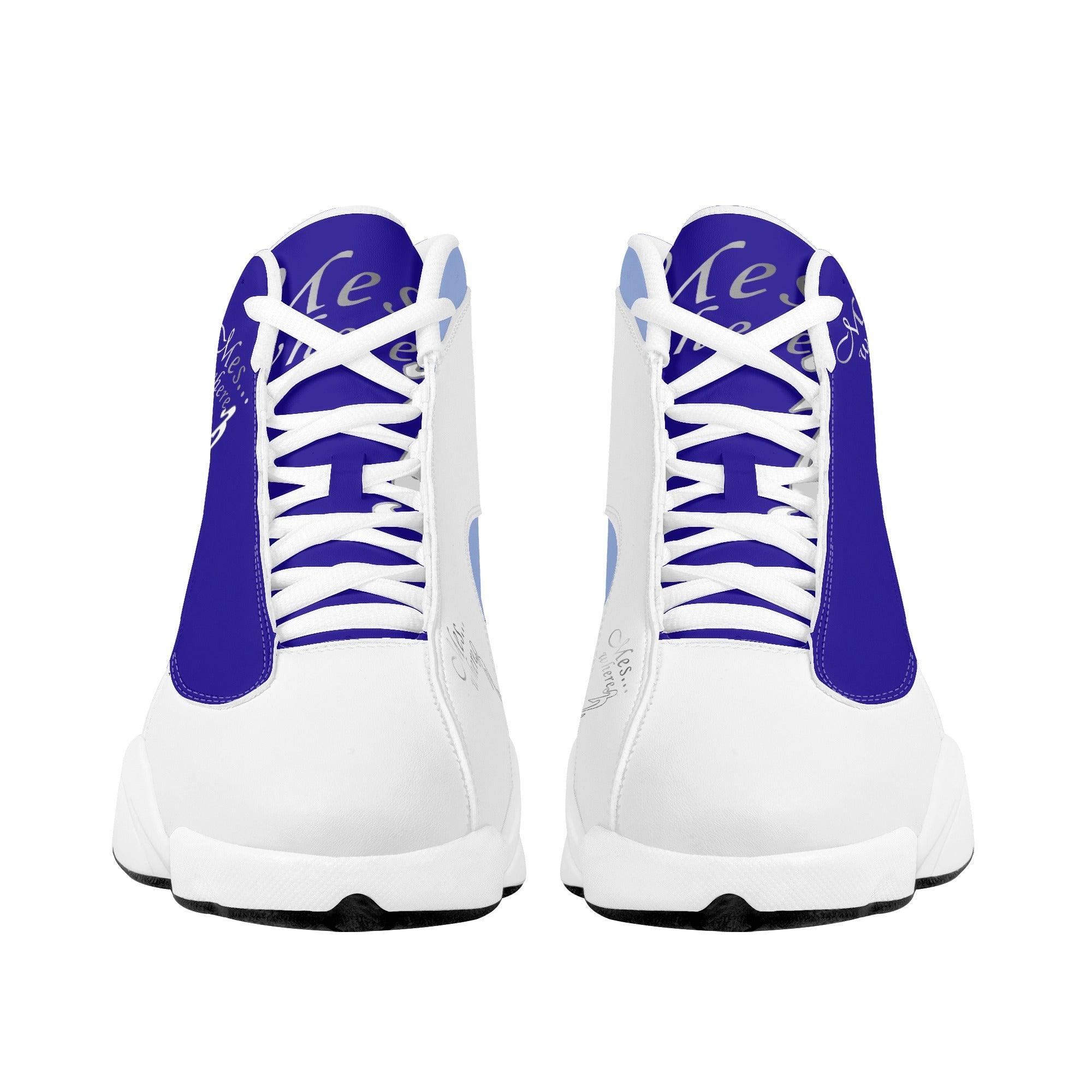 MES...Where (Chill Factor) ~ Men's White Soles Basketball Shoes - MES...Where