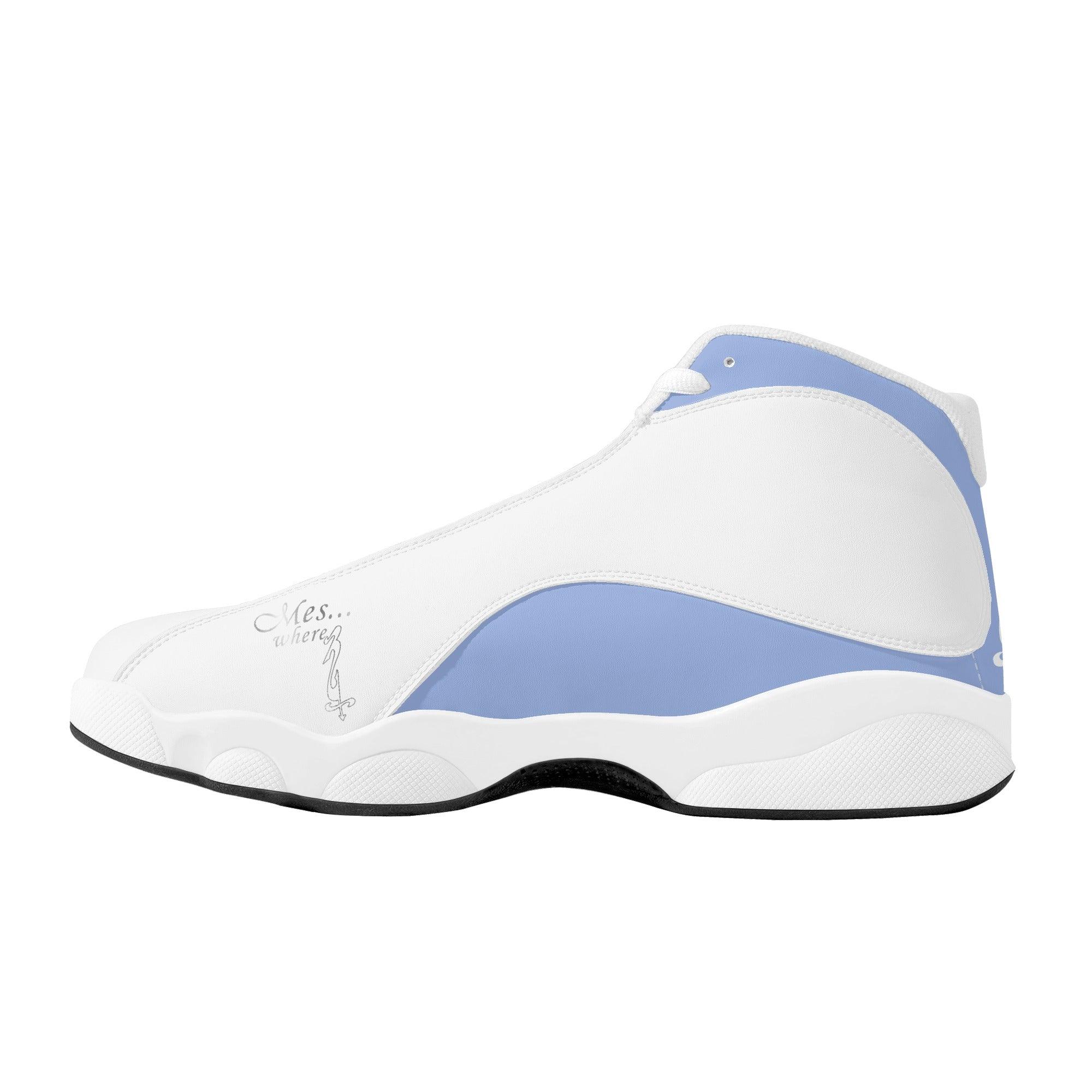 MES...Where (Chill Factor) ~ Men's White Soles Basketball Shoes - MES...Where