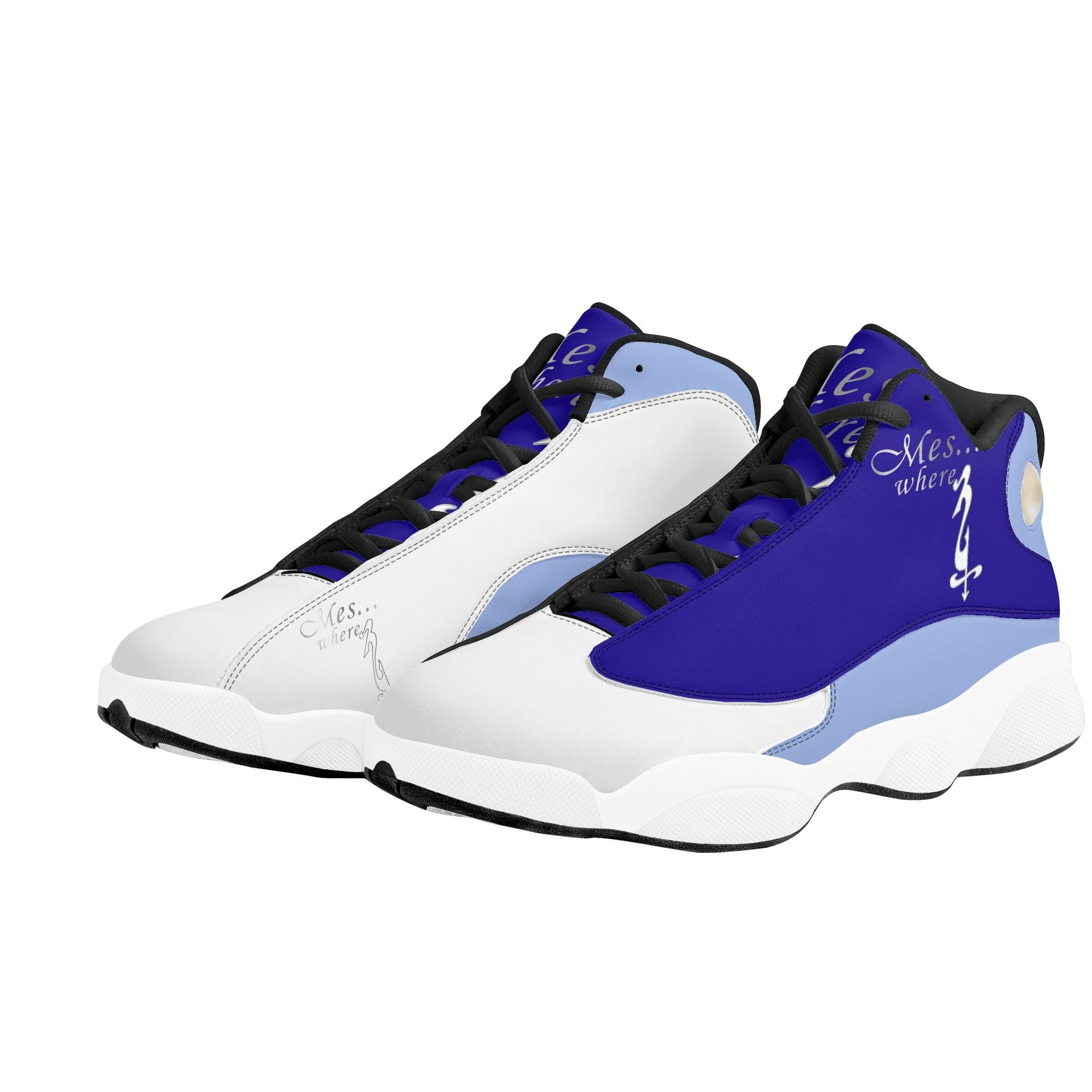 MES...Where (Chill Factor) ~ Men's White Soles Basketball Shoes - MES...Where