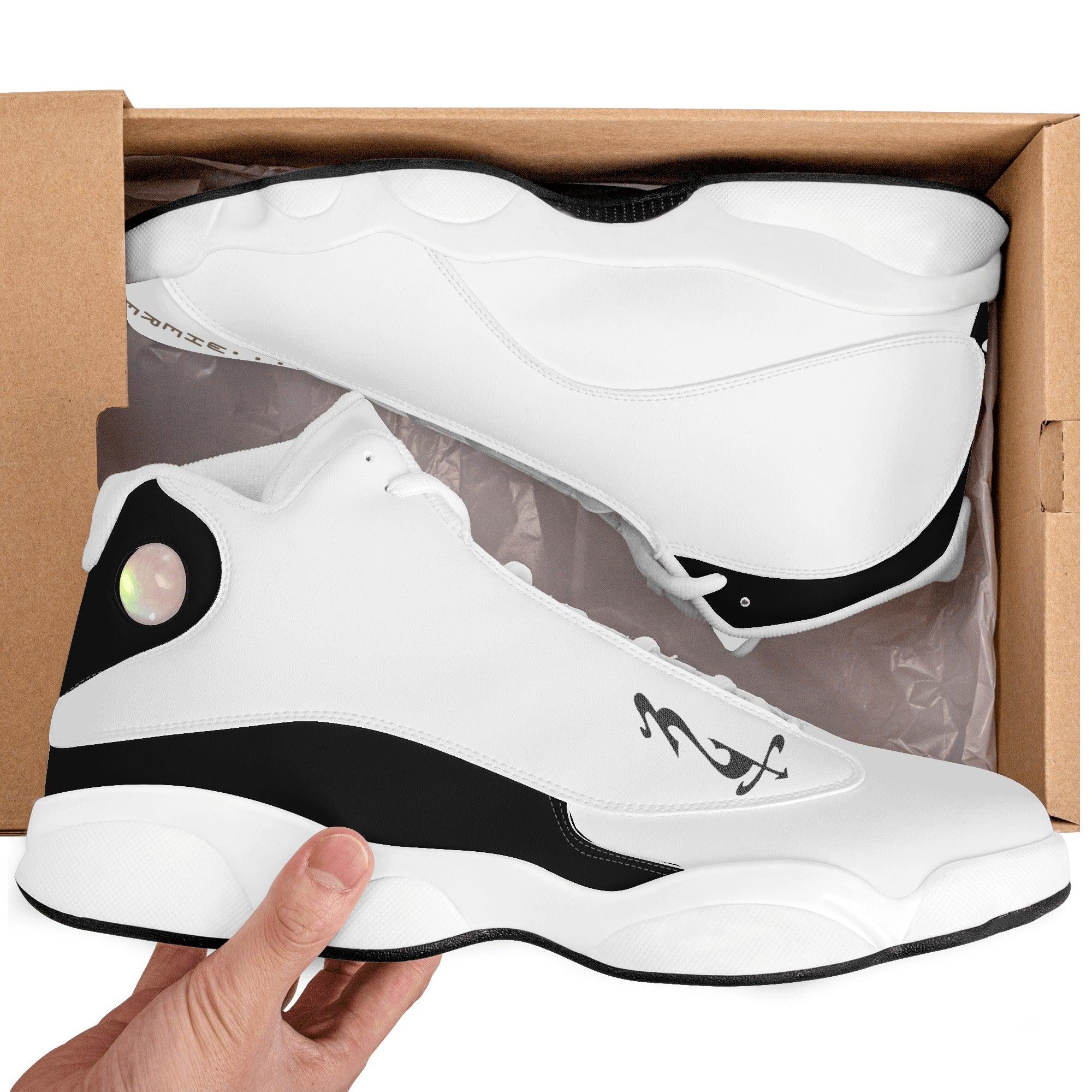 MES...Where II ~ Men's White Soles Basketball Shoes - MES...Where