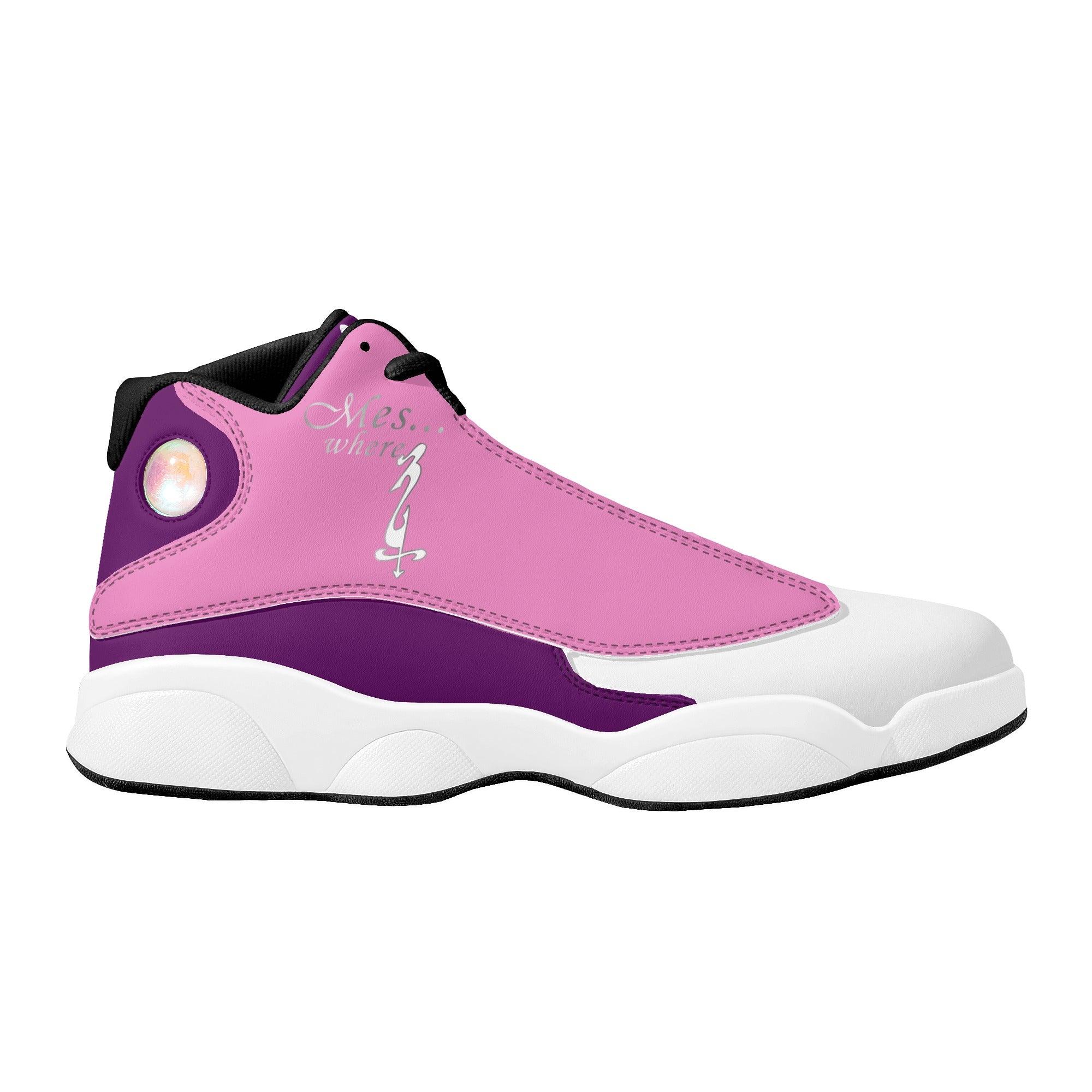 MES...Where (Peaceful Soul) ~ Women's White Soles Basketball Shoes - MES...Where