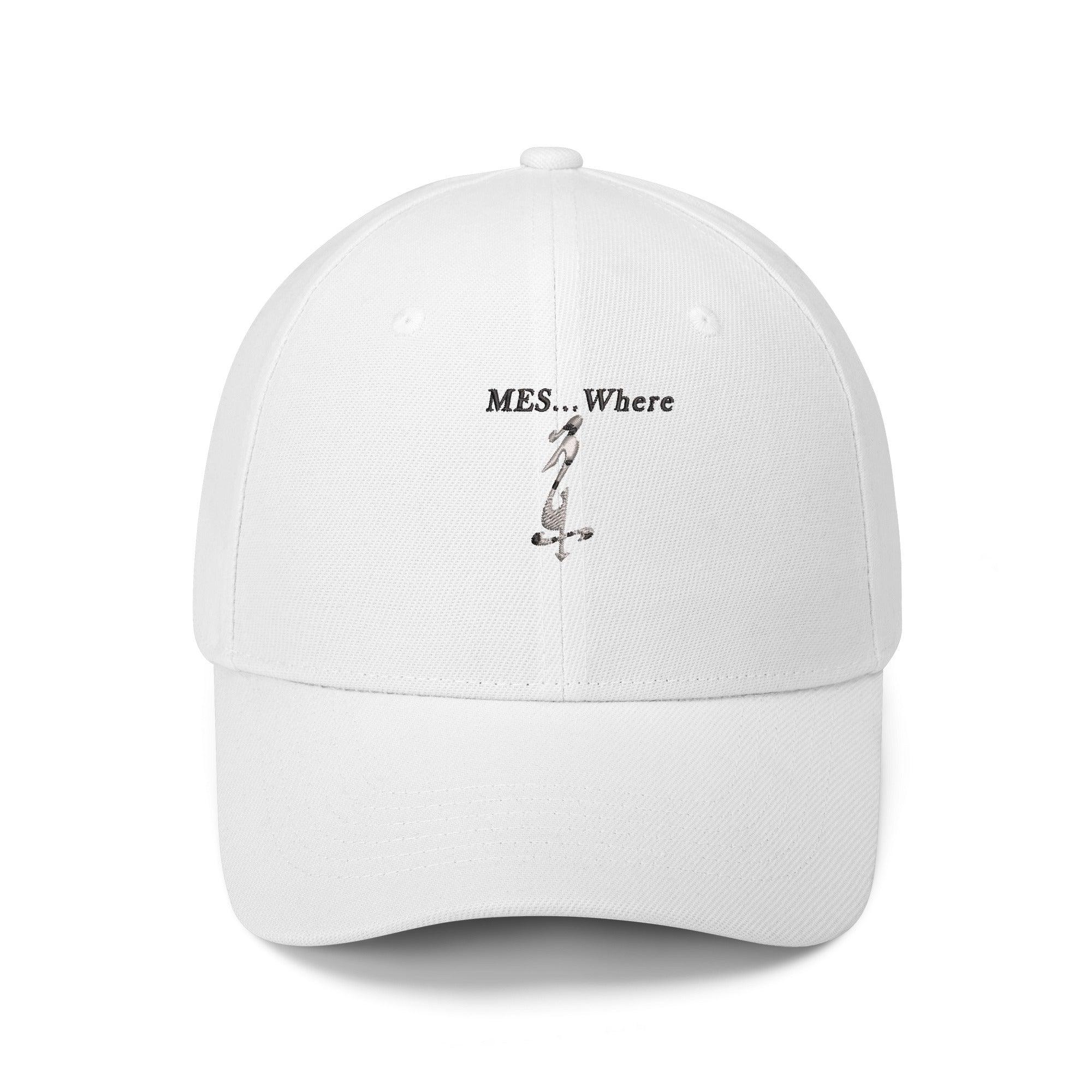 MES...Where ~ Embroidered Baseball Caps - MES...Where
