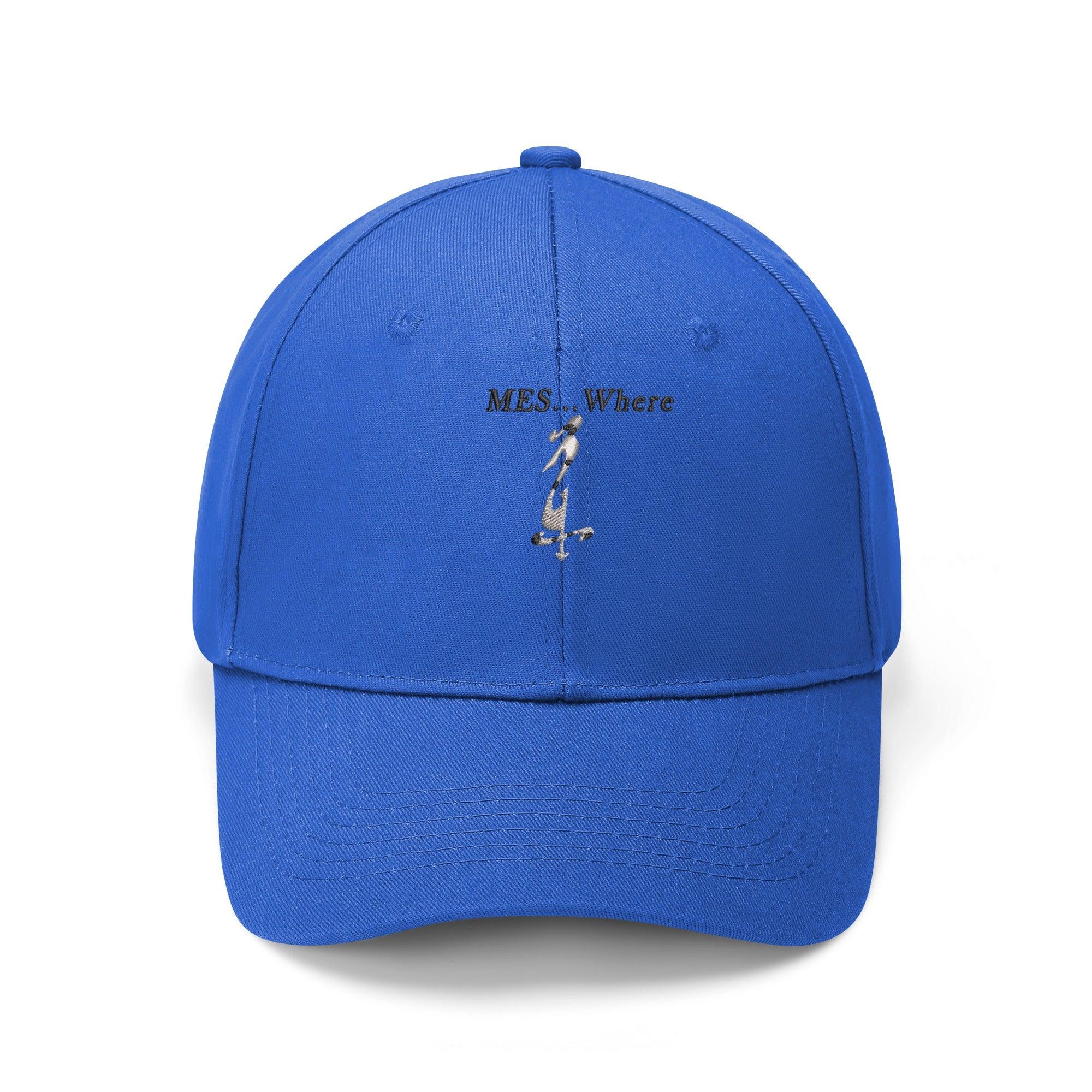 MES...Where ~ Embroidered Baseball Caps - MES...Where