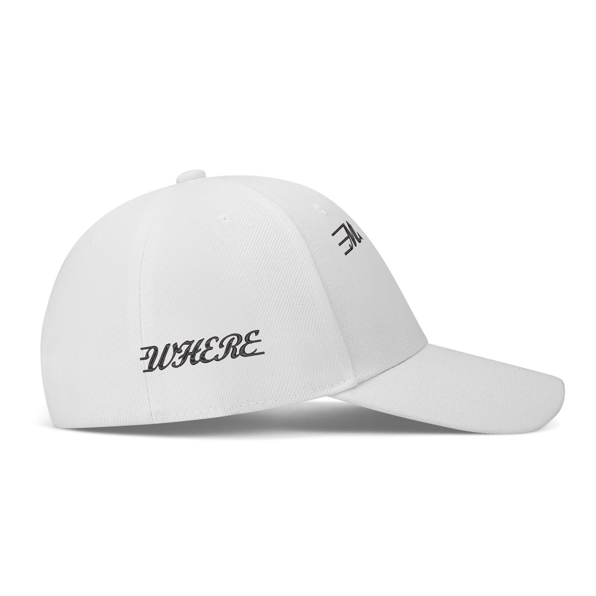 MES...Where On All Four Sides (All Around The World) ~ Embroidered Baseball Caps - MES...Where