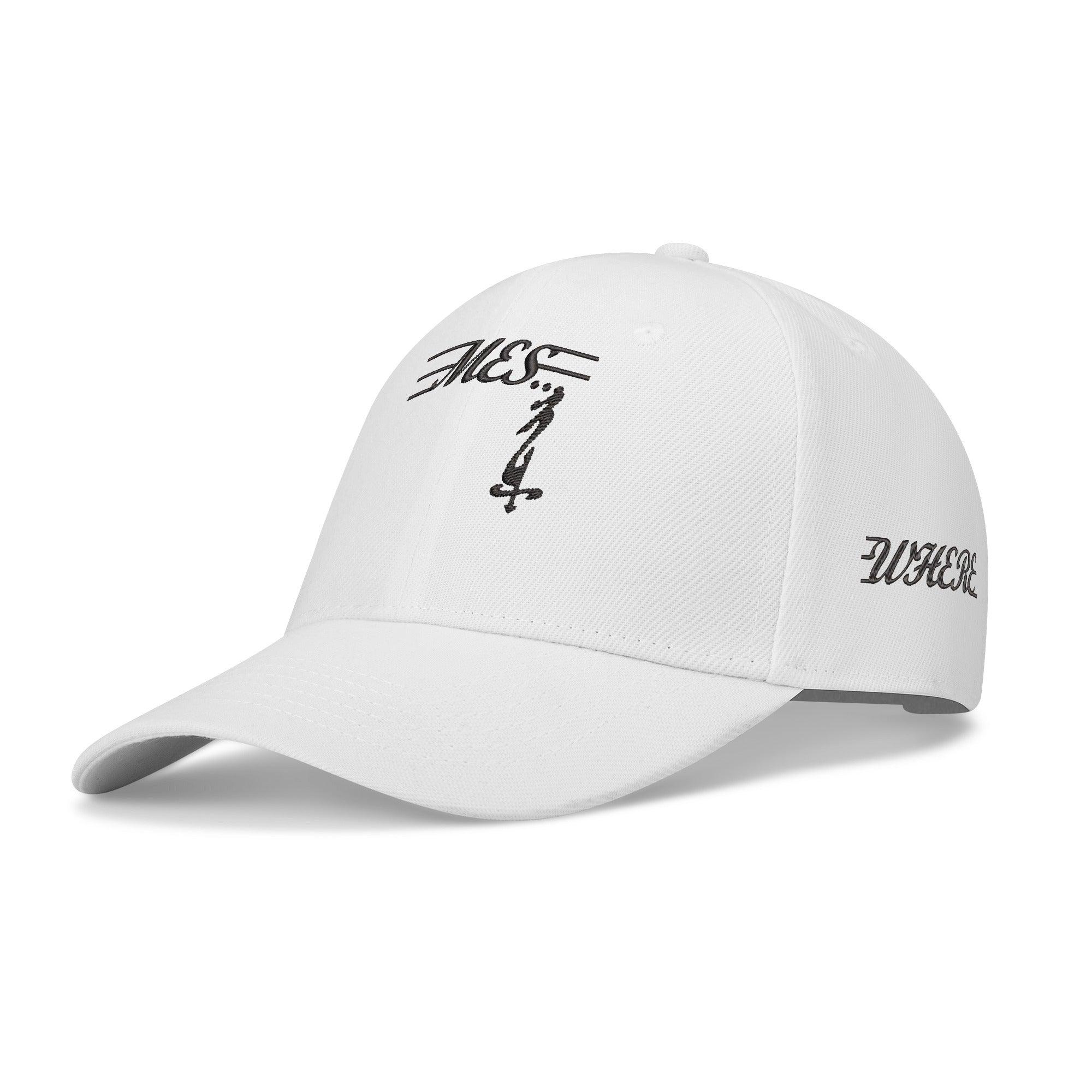 MES...Where On All Four Sides (All Around The World) ~ Embroidered Baseball Caps - MES...Where
