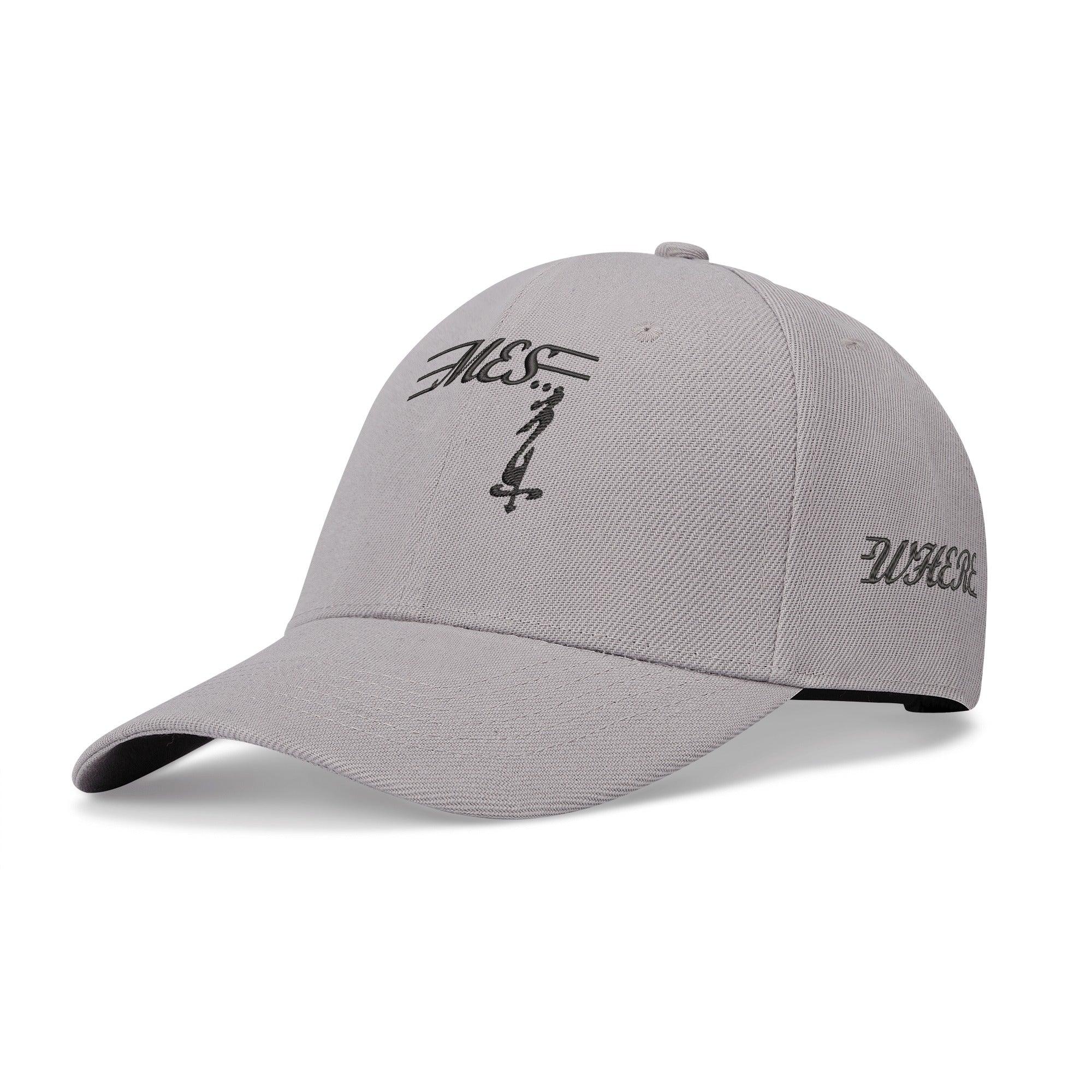 MES...Where On All Four Sides (All Around The World) ~ Embroidered Baseball Caps - MES...Where