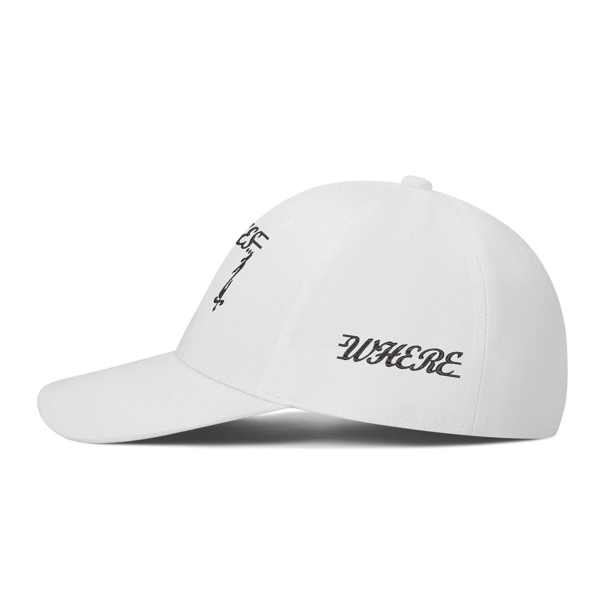 MES...Where On All Four Sides (All Around The World) ~ Embroidered Baseball Caps - MES...Where