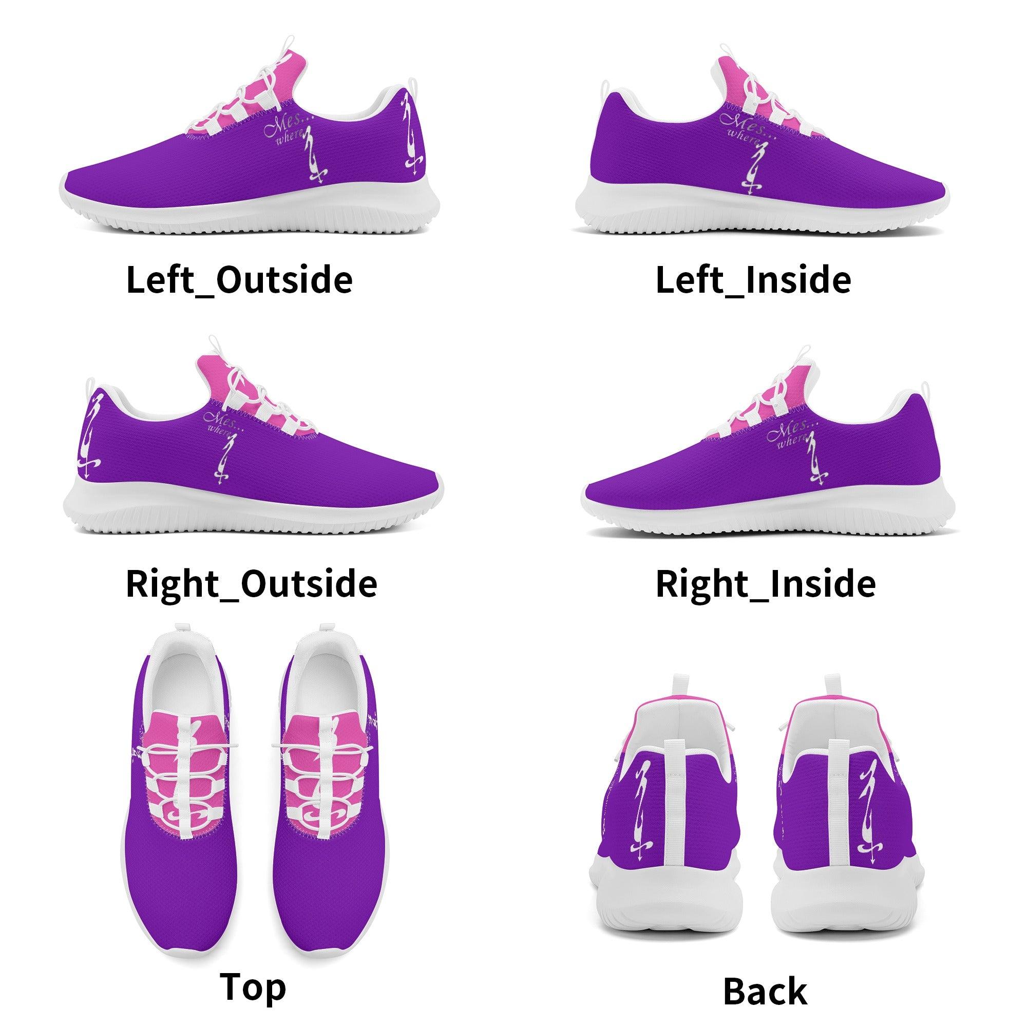 MES...Where ~ Women's New Lace Up Front Running Shoes - MES...Where