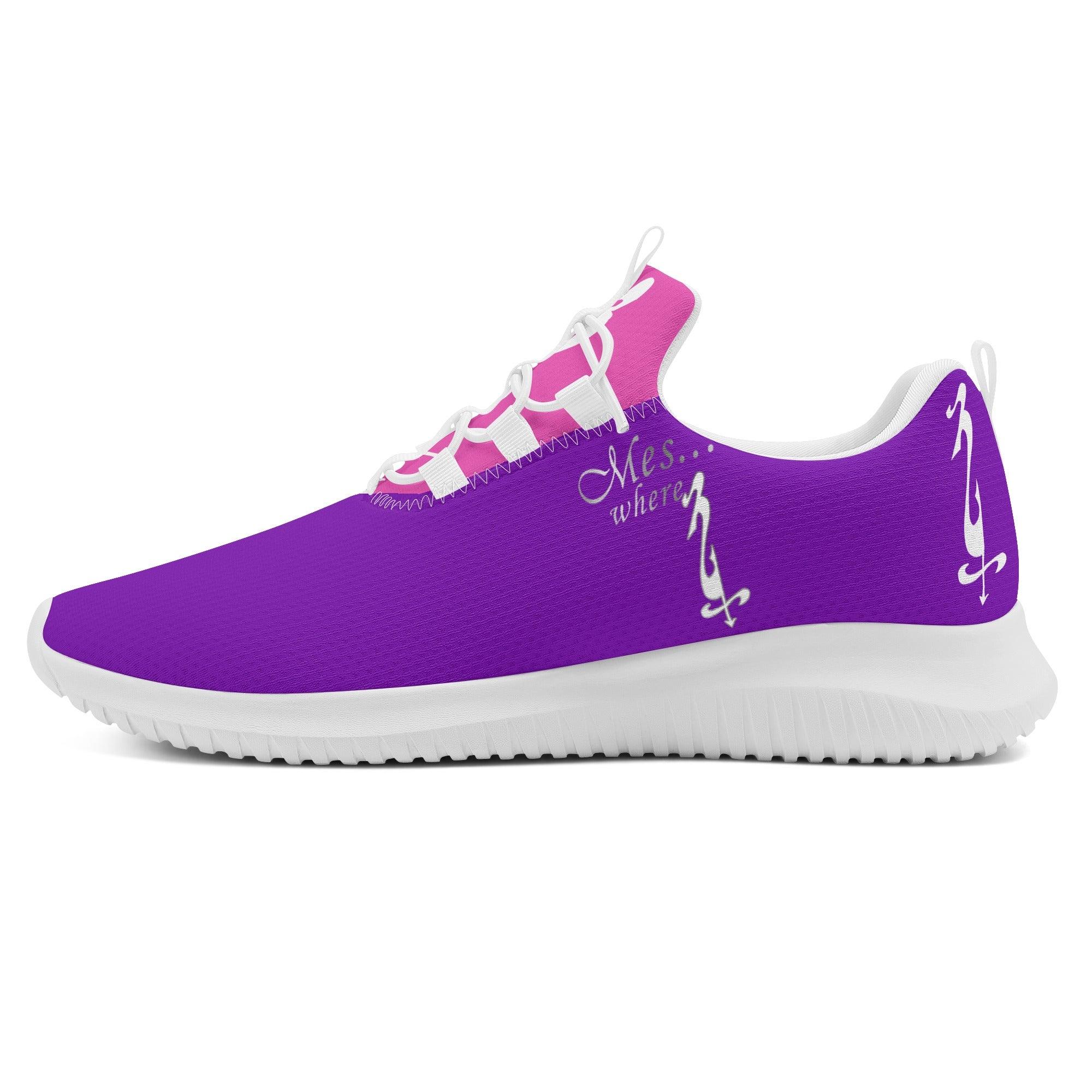MES...Where ~ Women's New Lace Up Front Running Shoes - MES...Where