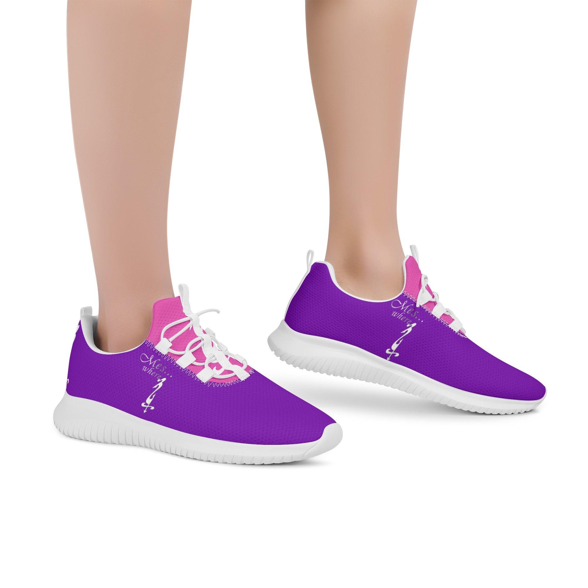 MES...Where ~ Women's New Lace Up Front Running Shoes - MES...Where