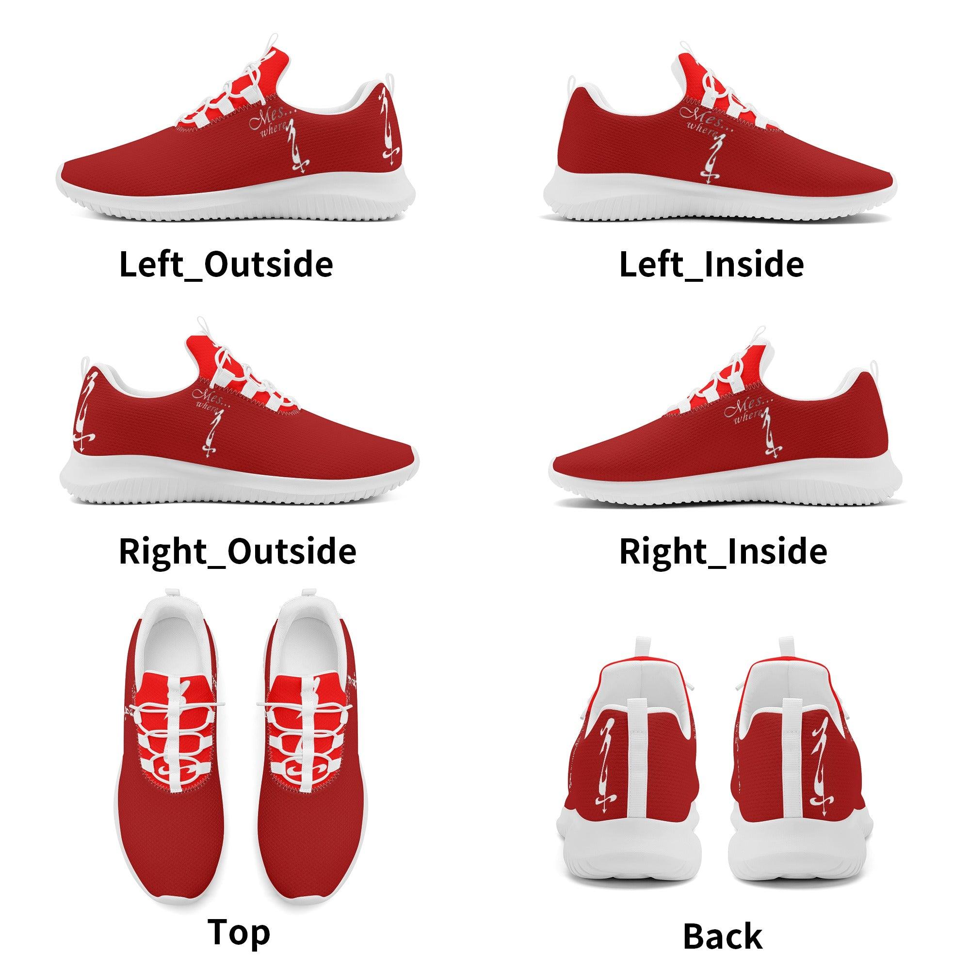 MES...Where ~ Women's New Lace Up Front Running Shoes - MES...Where