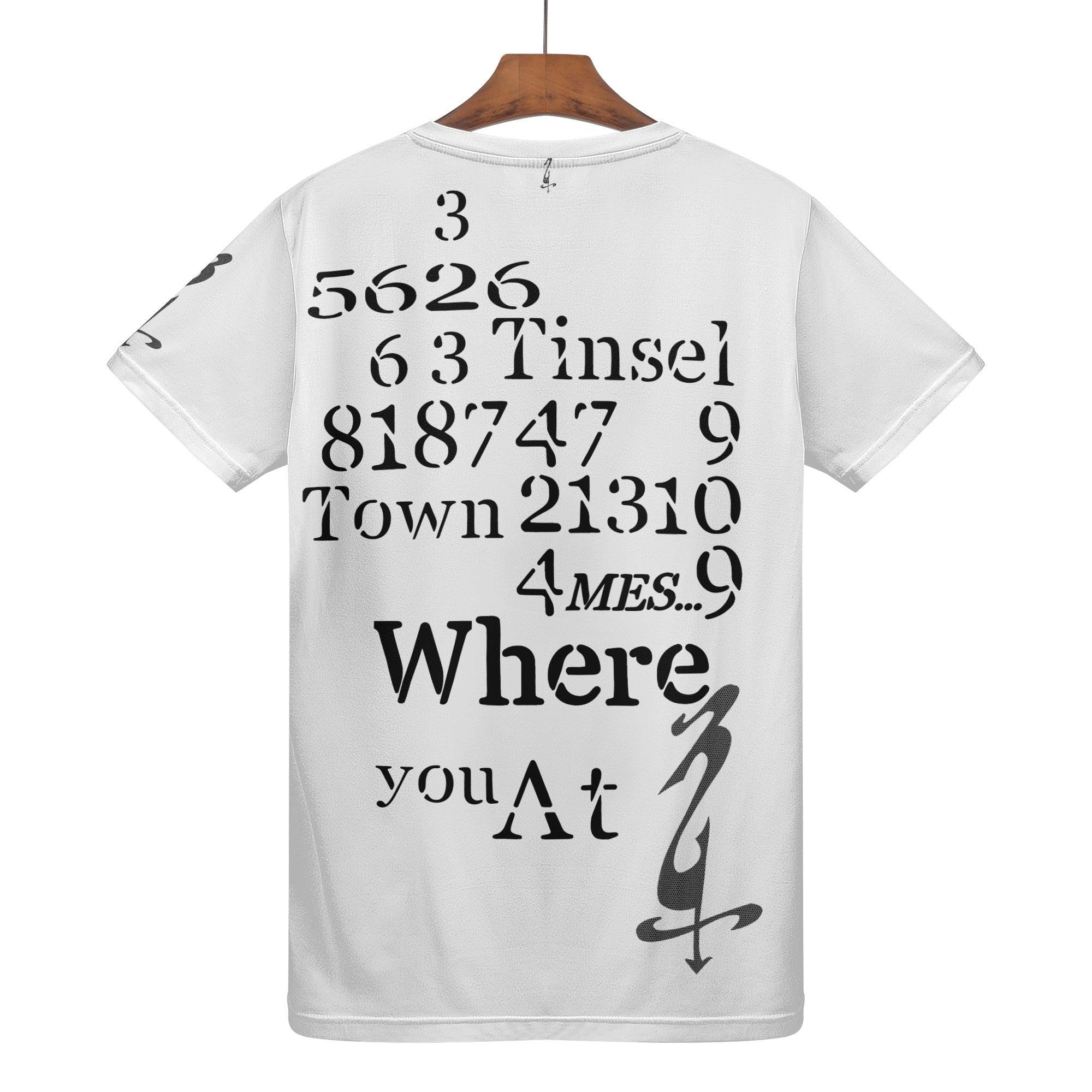 LA (Where U At) ~ New Unisex All Over Print T-shirt - MES...Where