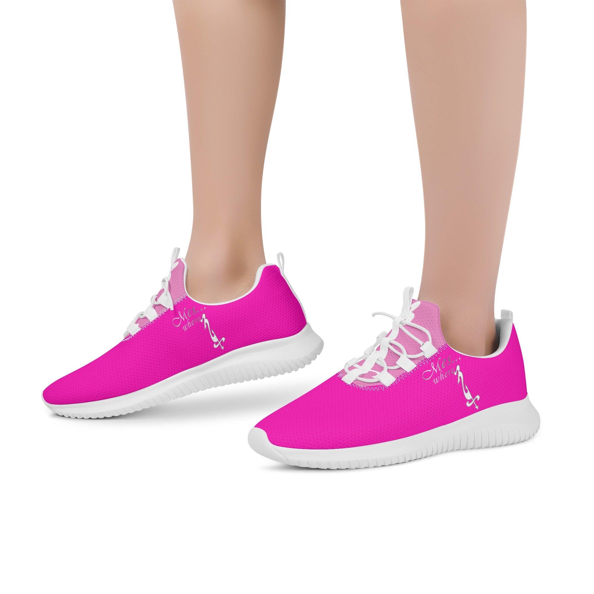 MES...Where ~ Women's New Lace Up Front Running Shoes - MES...Where