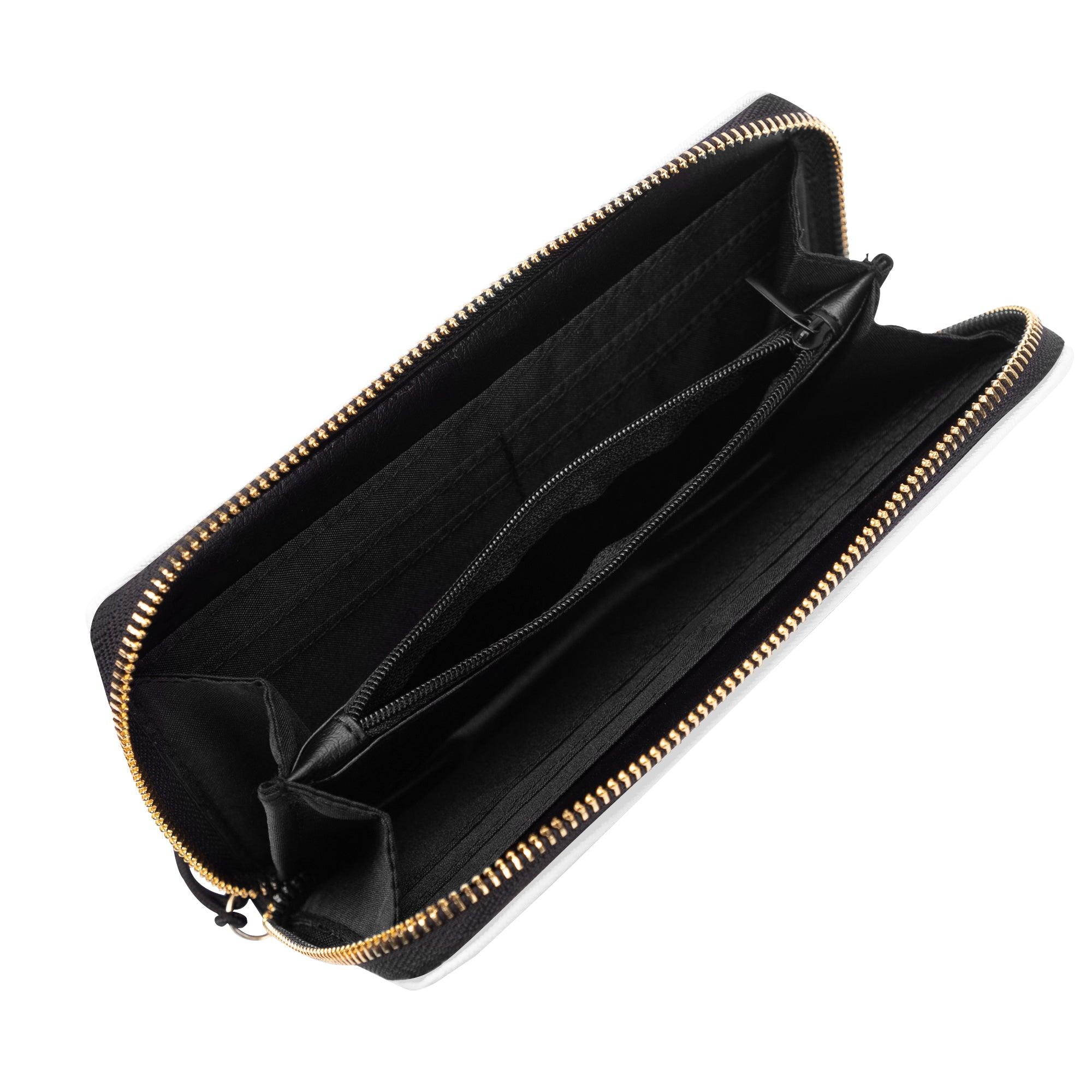 Clutch Leather Zipper Wallet - MES...Where